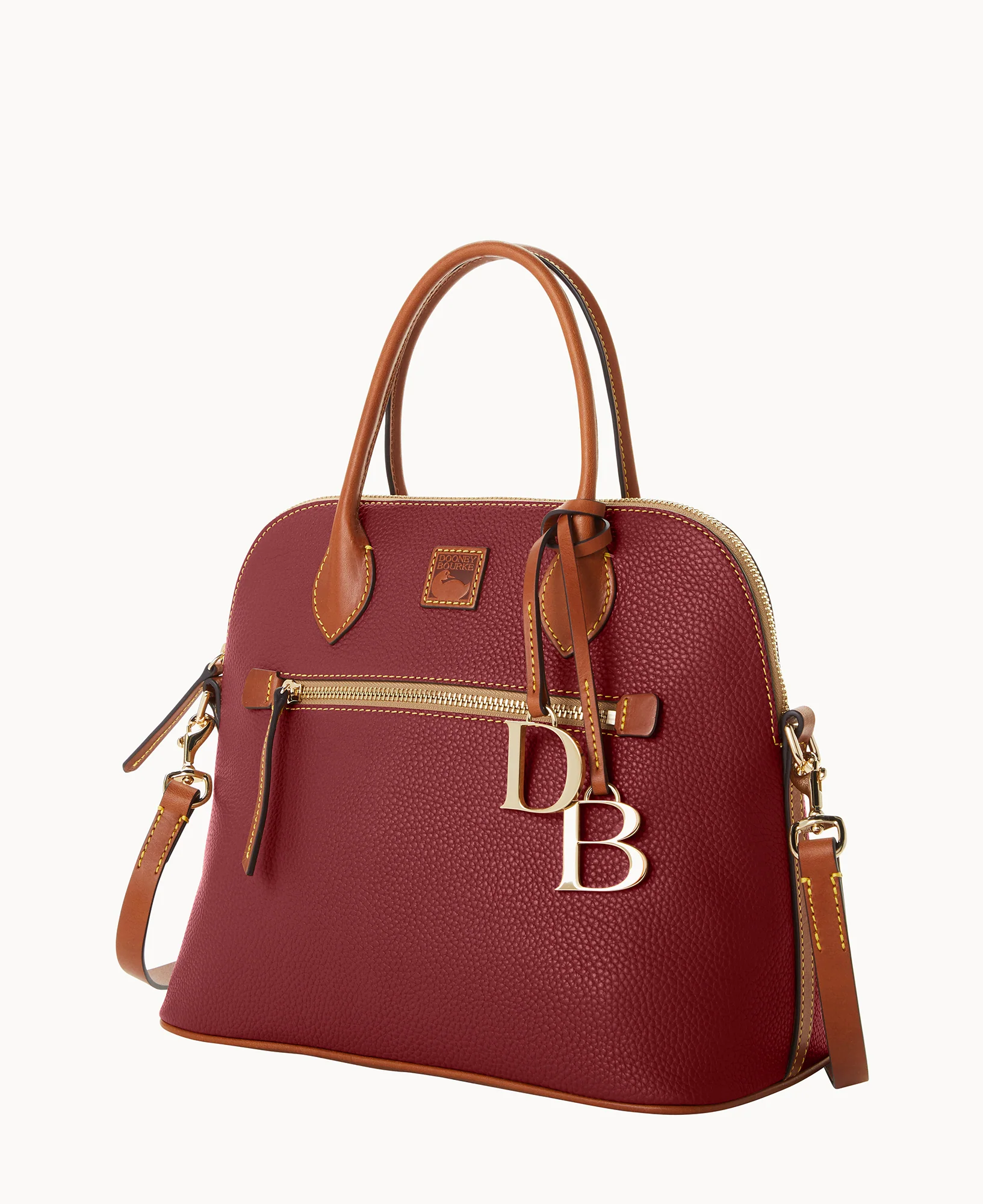 Pebble Grain Large Domed Satchel - Image 114