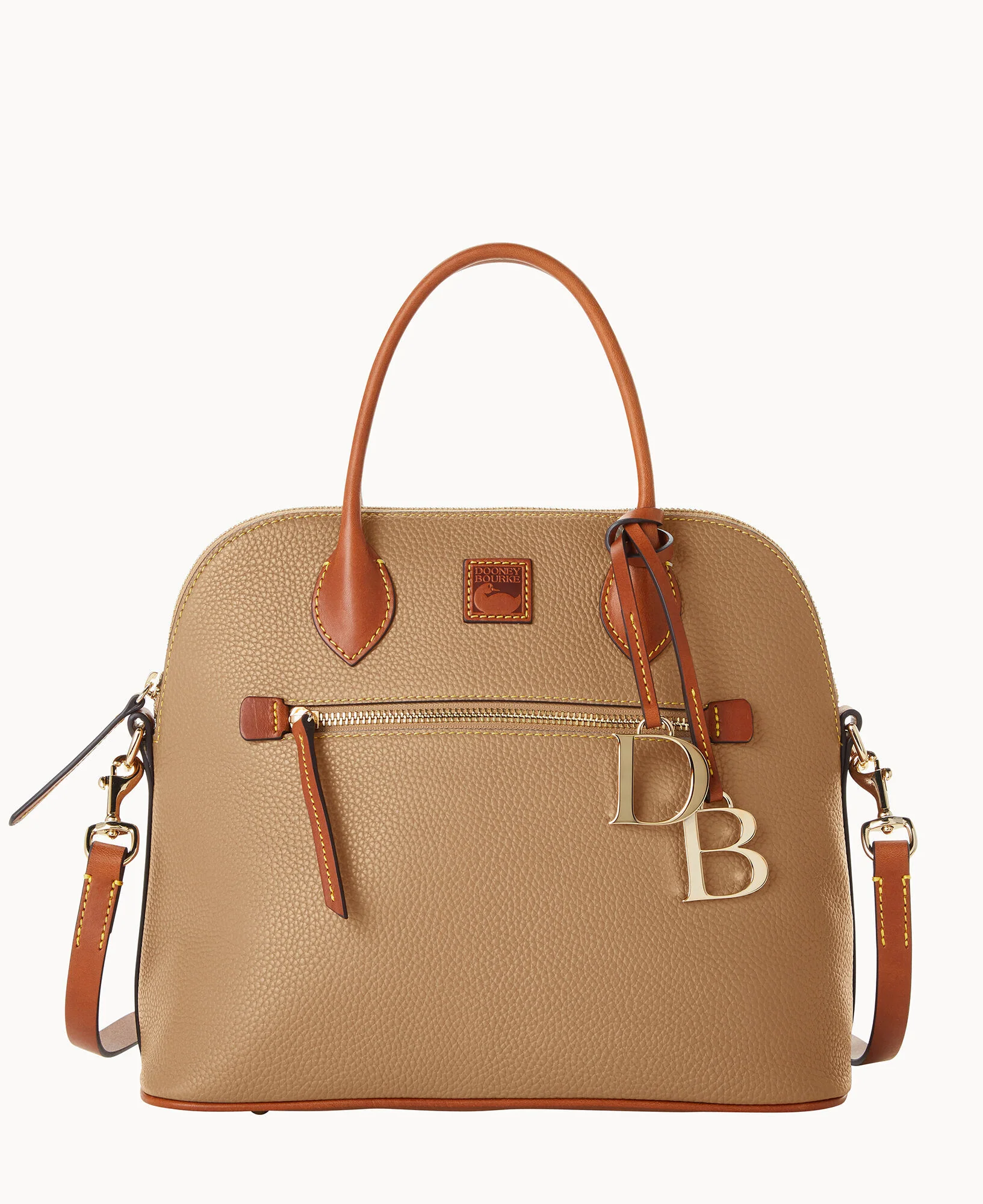 Pebble Grain Large Domed Satchel - Image 117