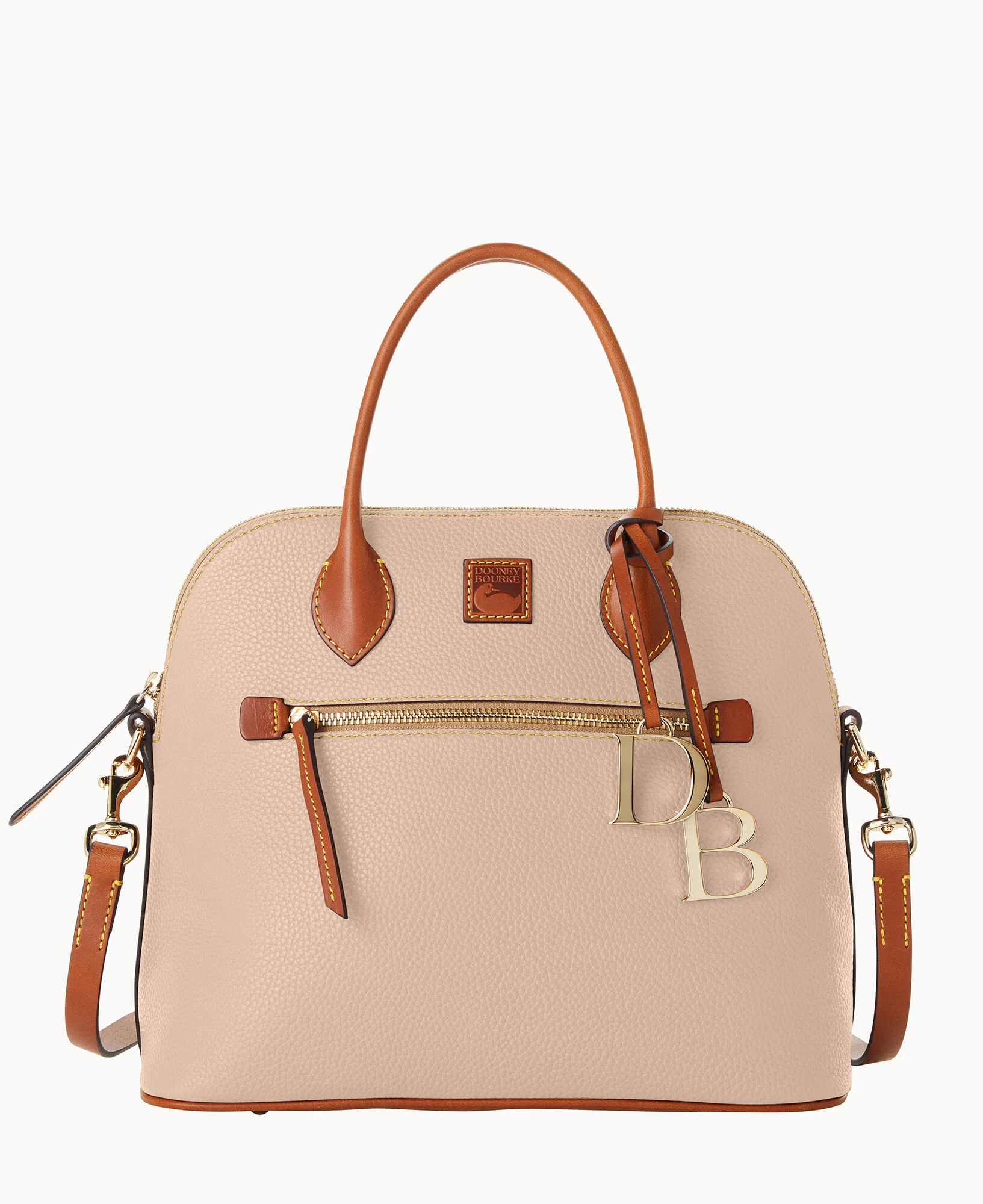 Pebble Grain Large Domed Satchel - Image 121