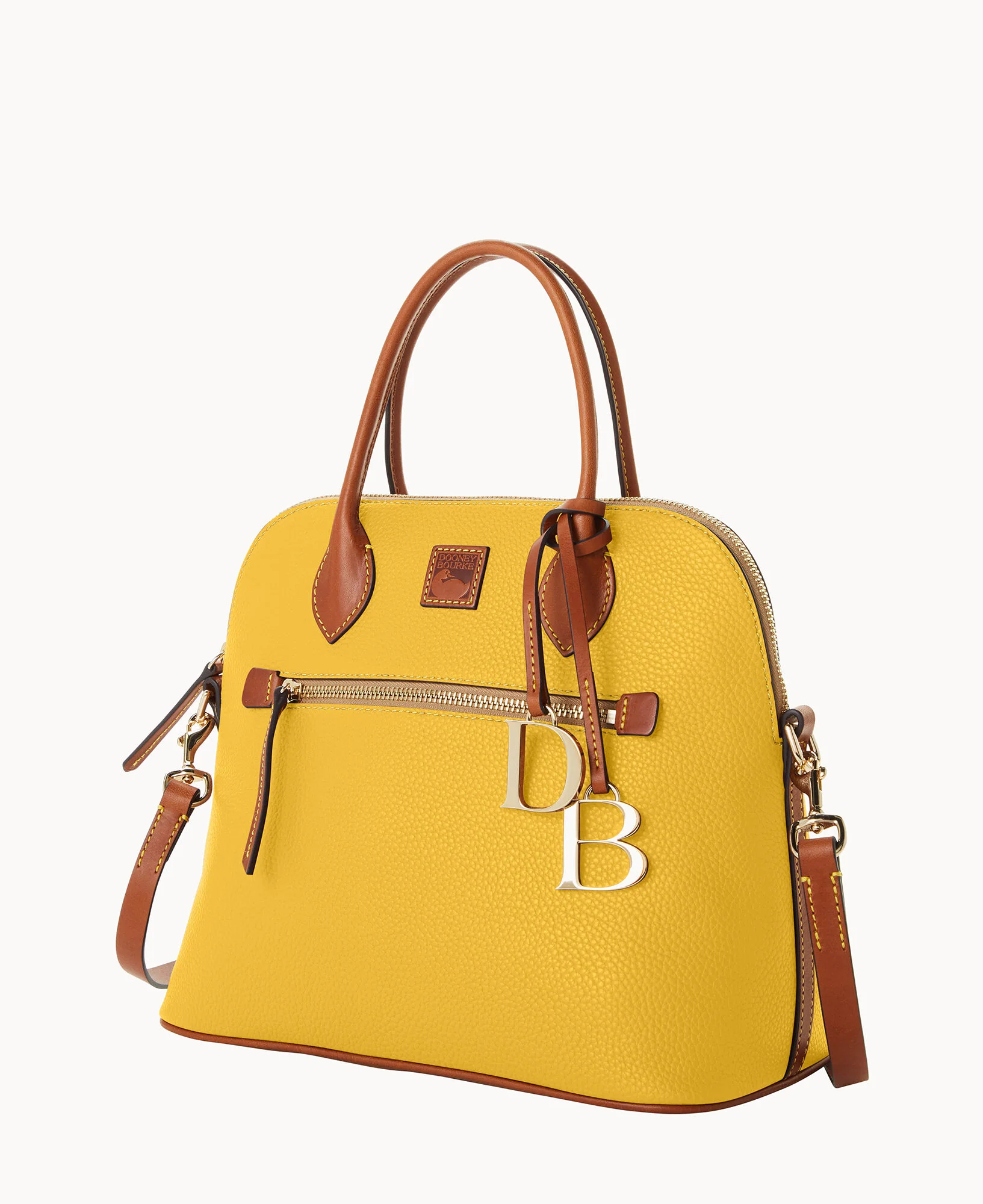 Pebble Grain Large Domed Satchel - Image 126