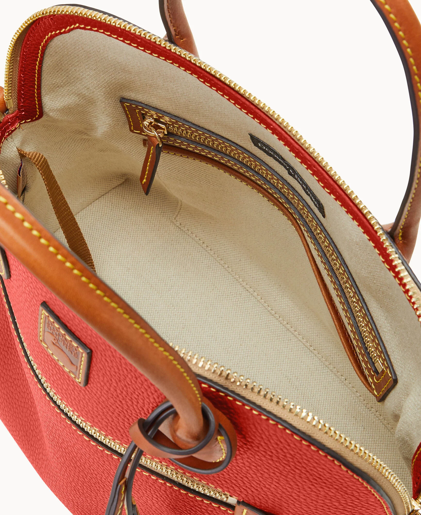 Pebble Grain Large Domed Satchel - Image 131