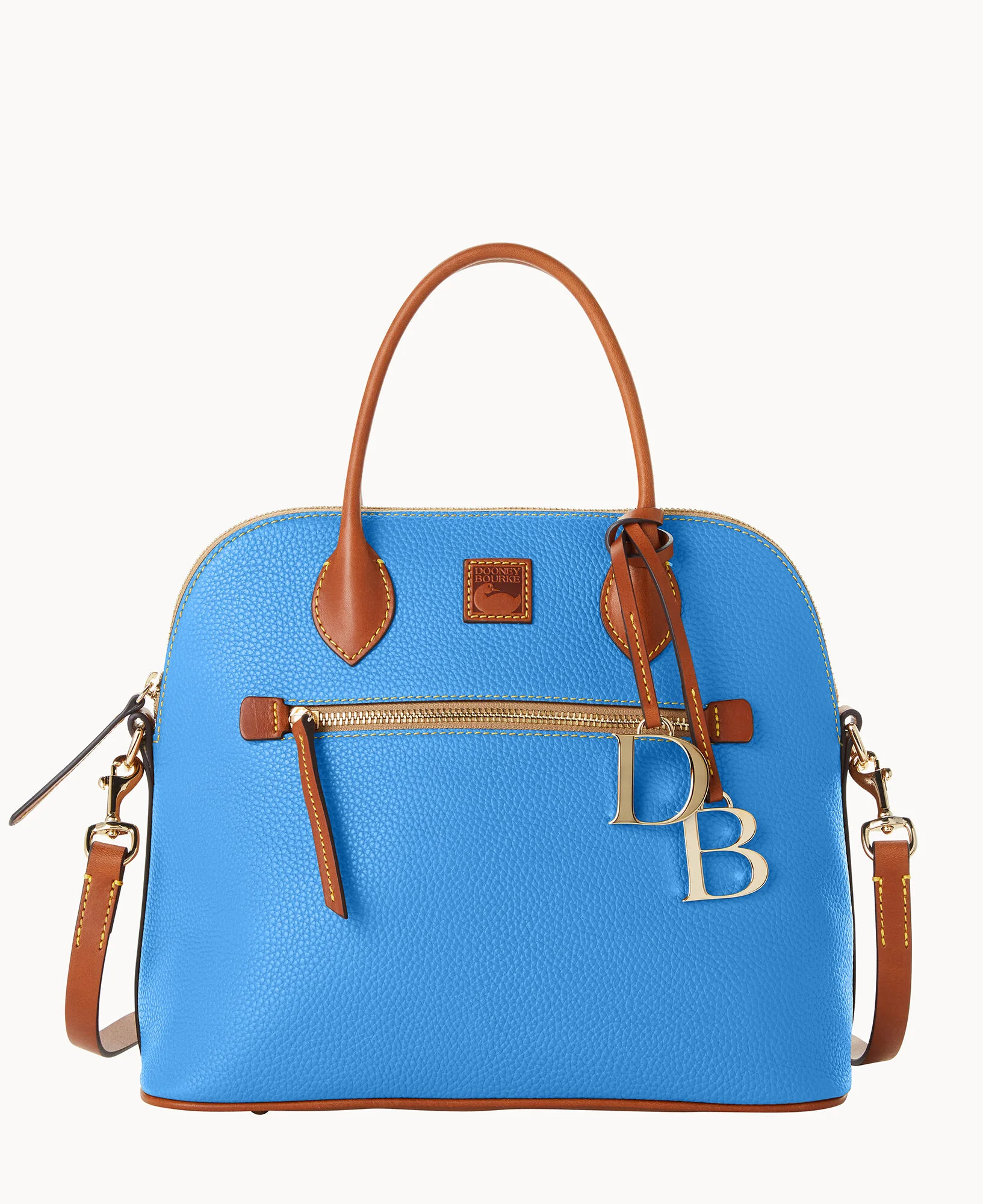 Pebble Grain Large Domed Satchel - Image 137