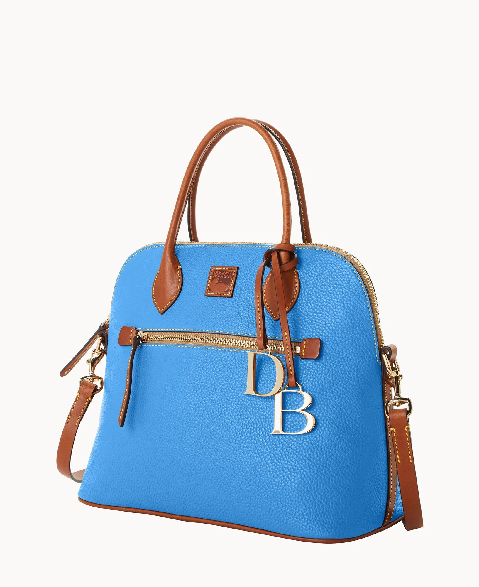 Pebble Grain Large Domed Satchel - Image 138