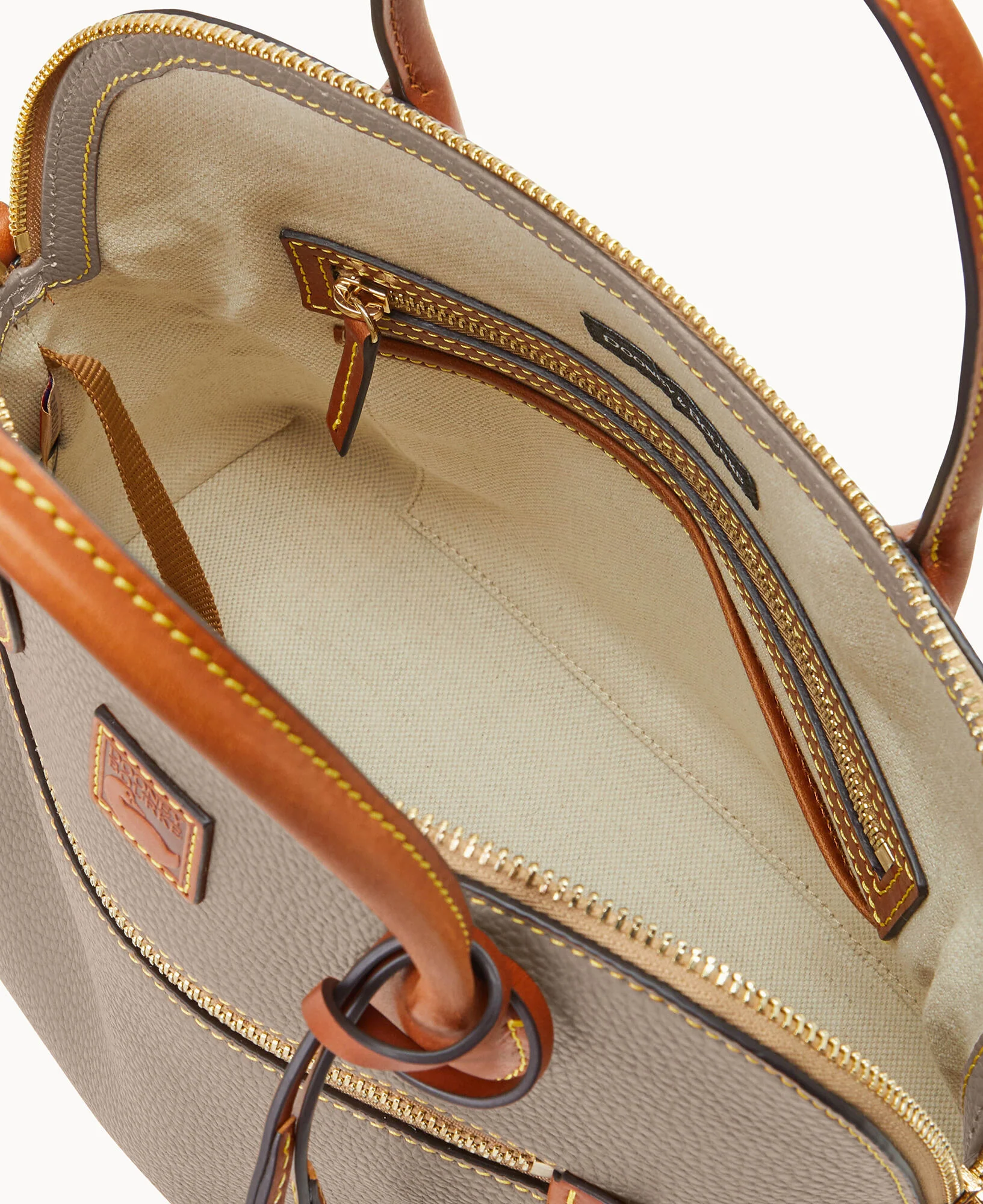 Pebble Grain Large Domed Satchel - Image 15