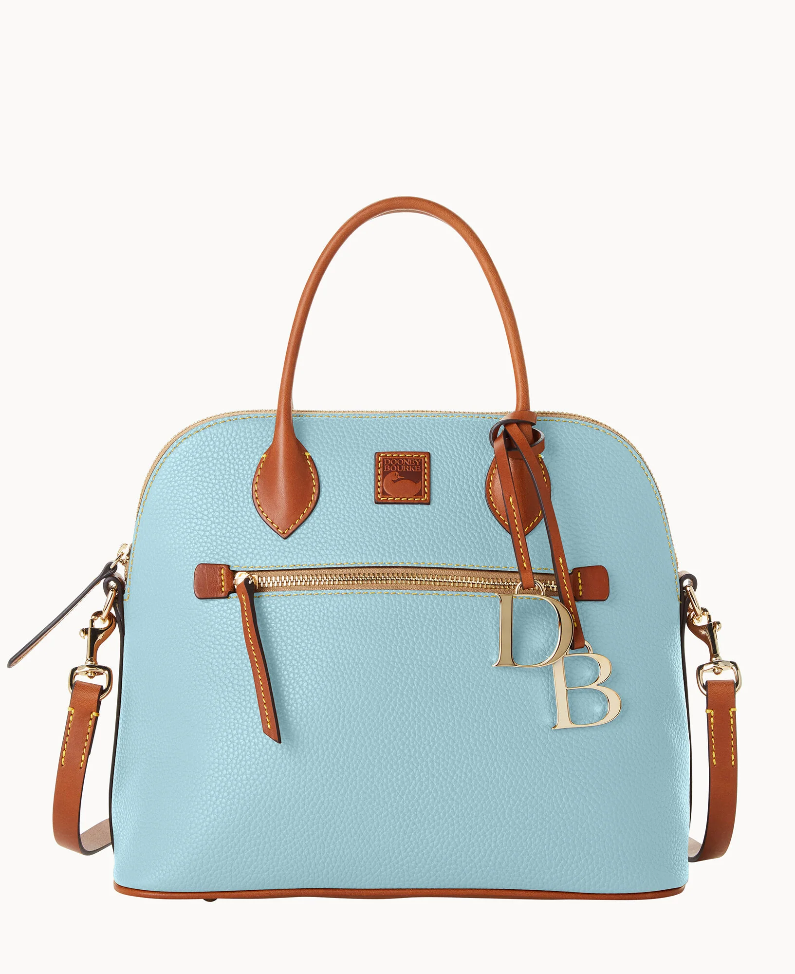 Pebble Grain Large Domed Satchel - Image 17