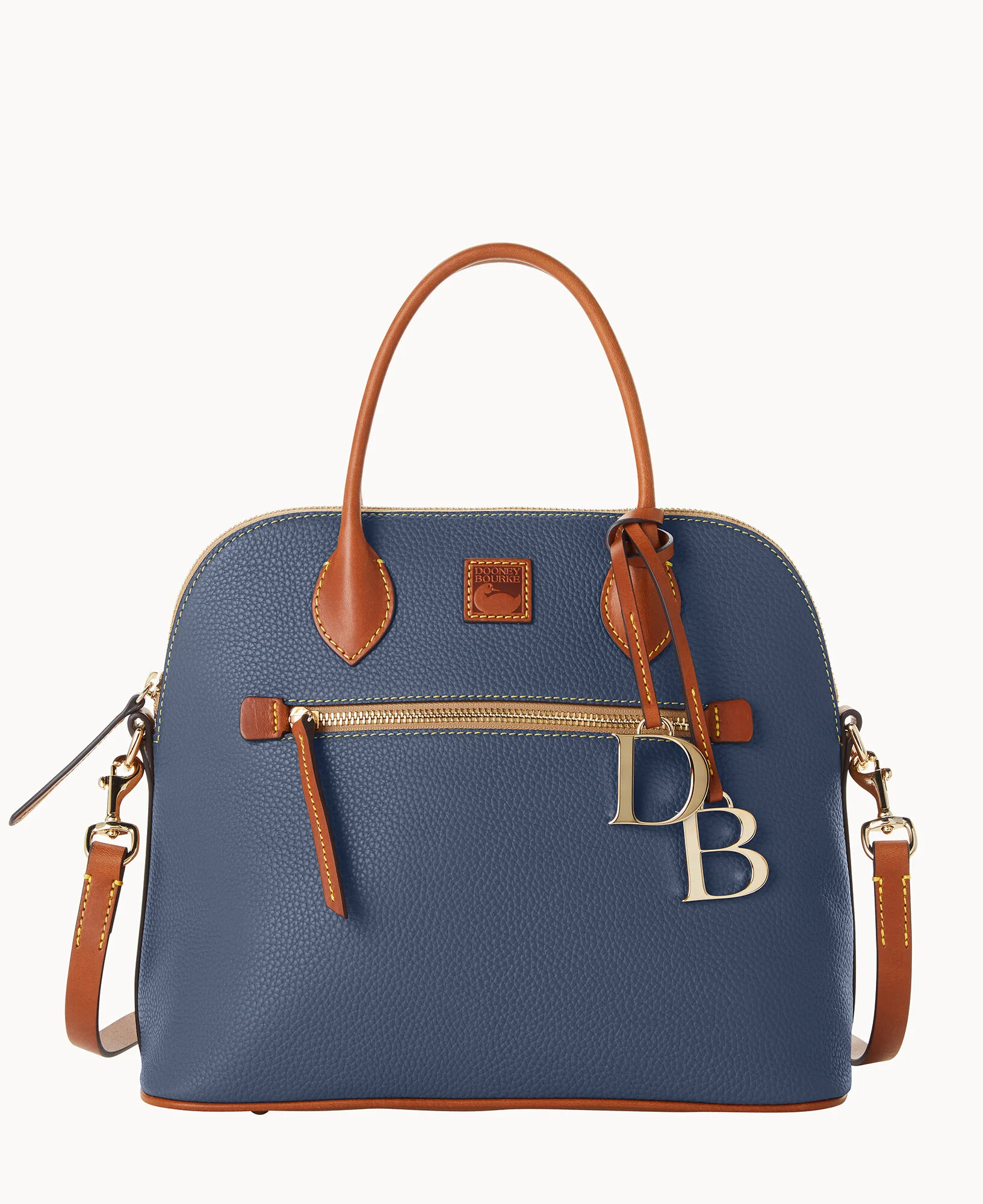 Pebble Grain Large Domed Satchel - Image 41