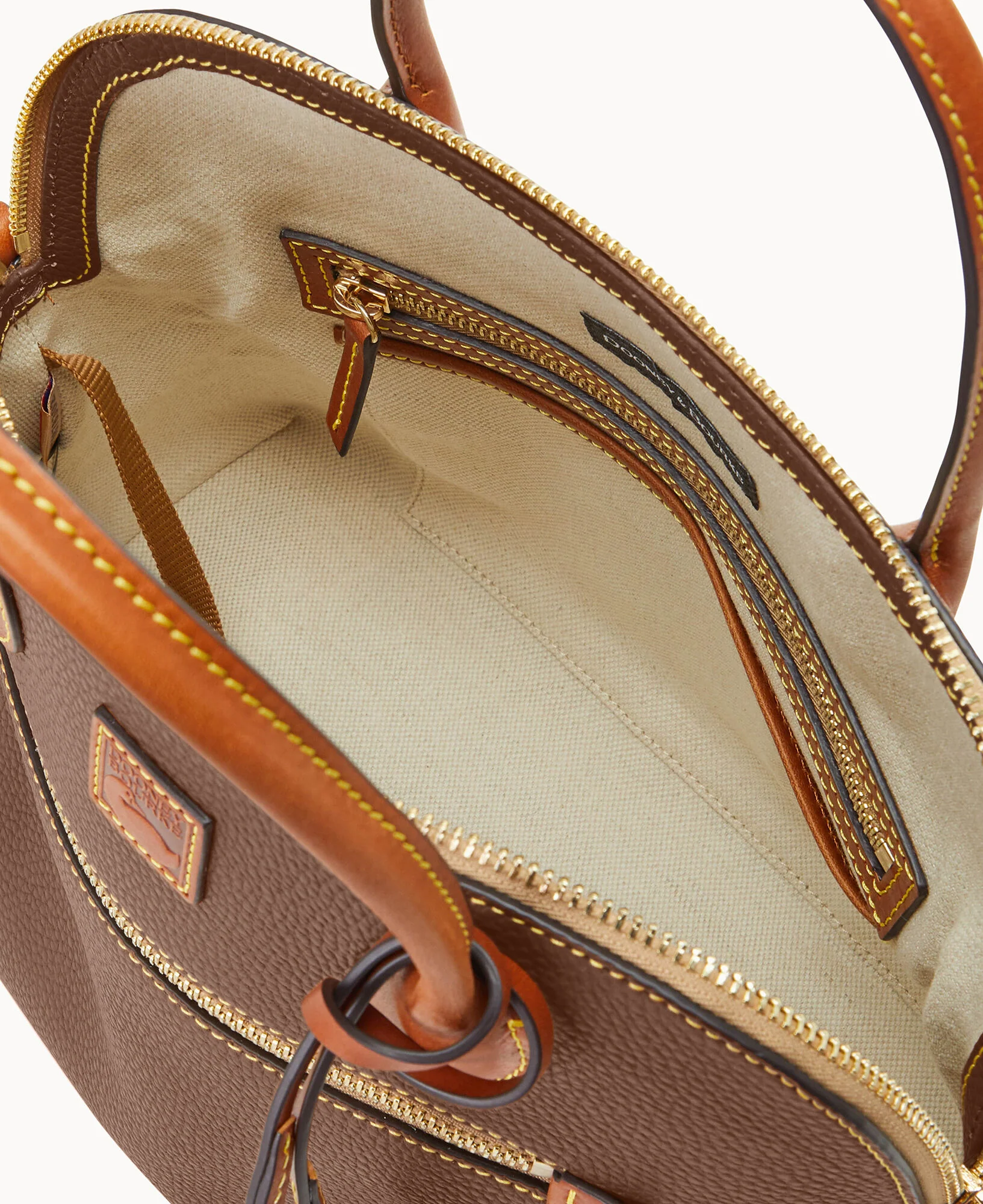 Pebble Grain Large Domed Satchel - Image 47