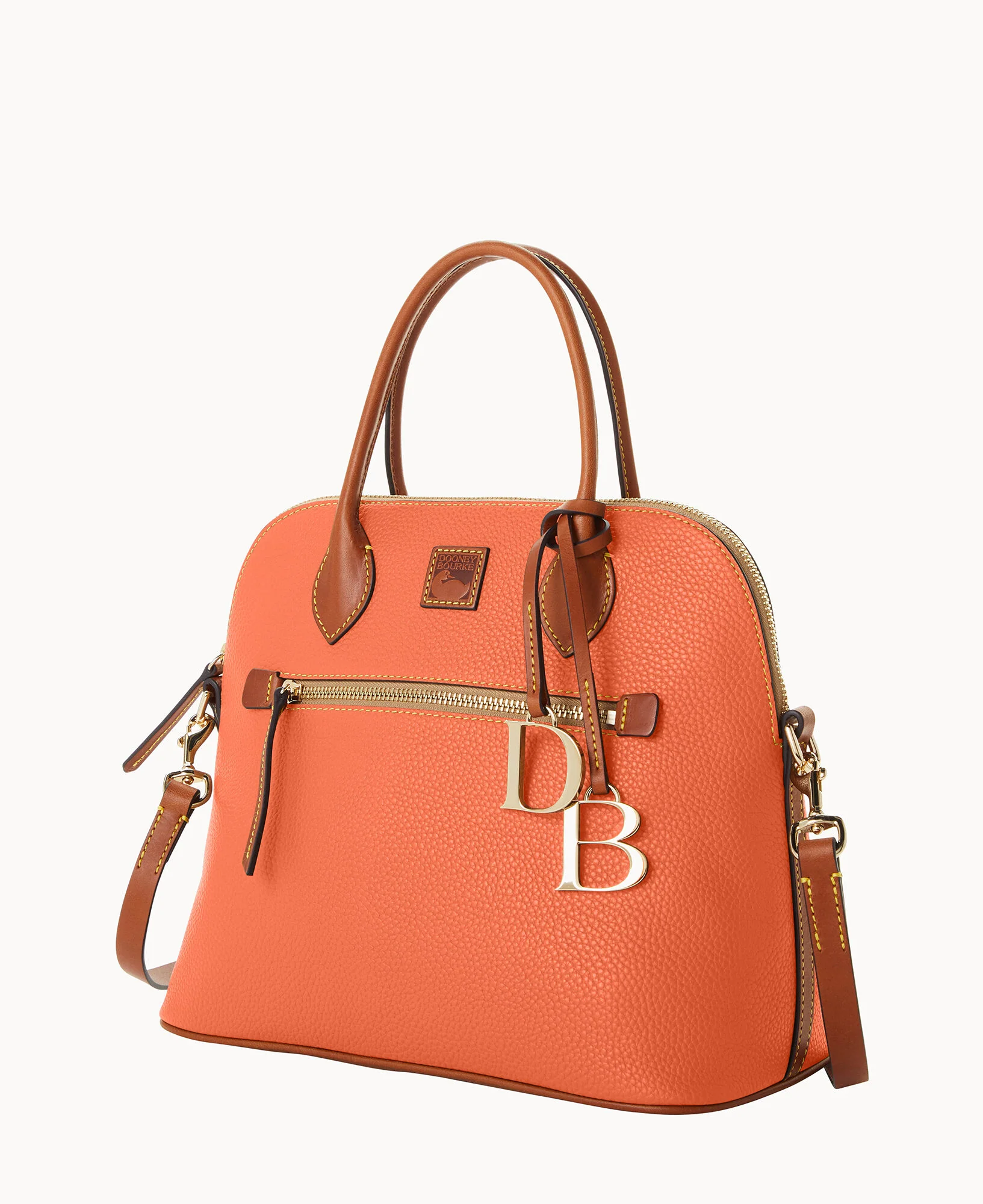 Pebble Grain Large Domed Satchel - Image 62