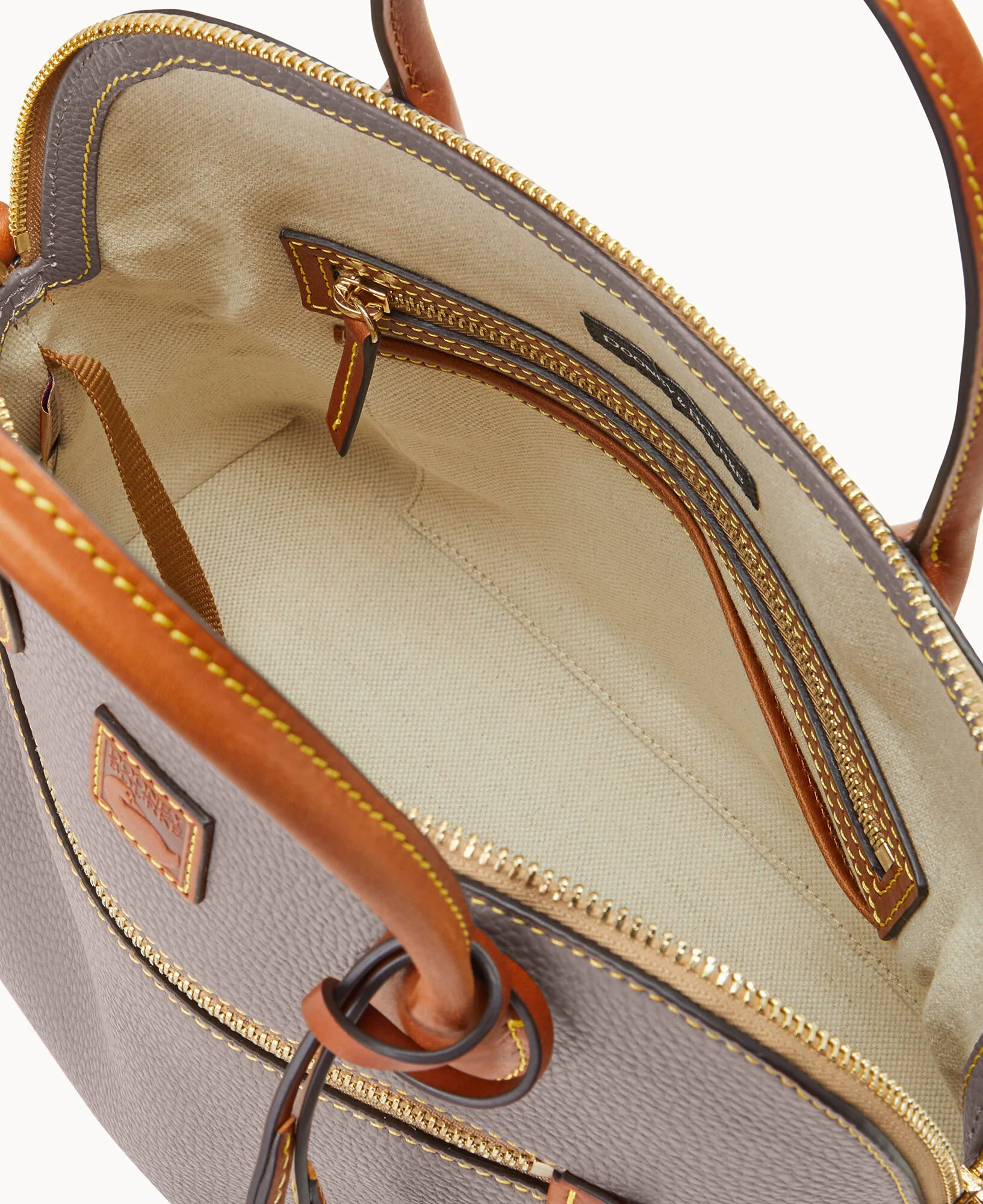 Pebble Grain Large Domed Satchel - Image 67