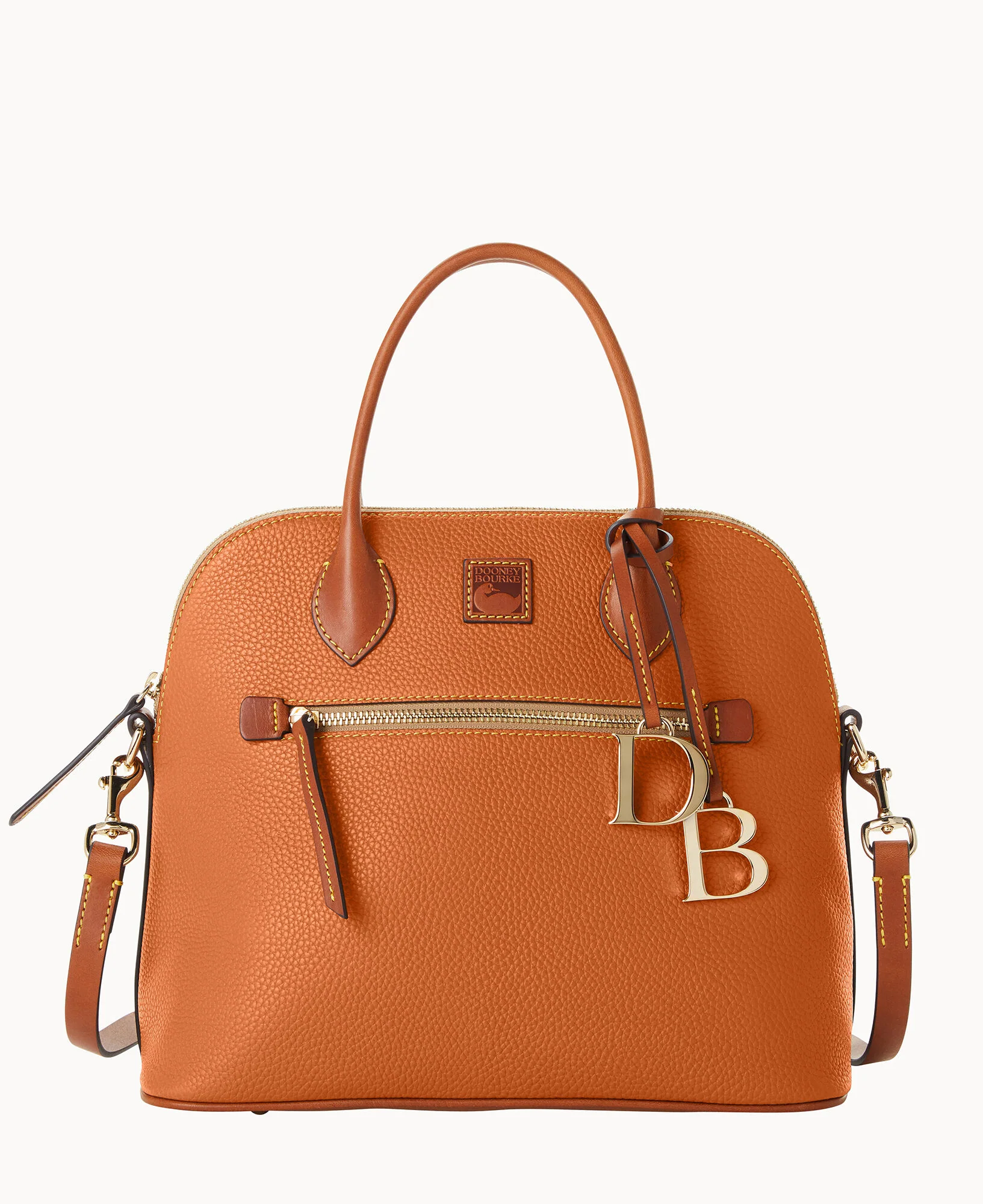 Pebble Grain Large Domed Satchel - Image 69