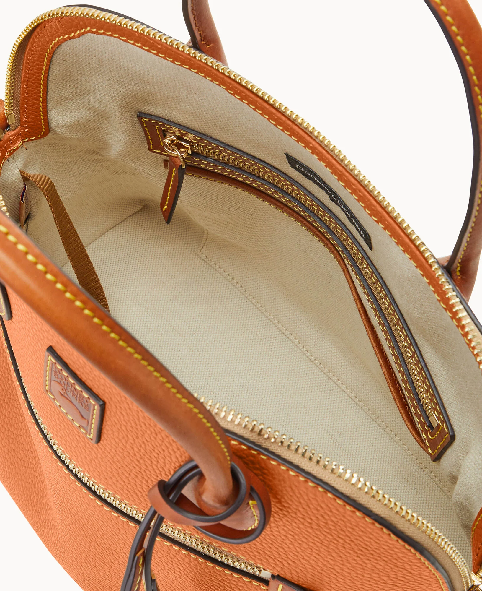 Pebble Grain Large Domed Satchel - Image 71