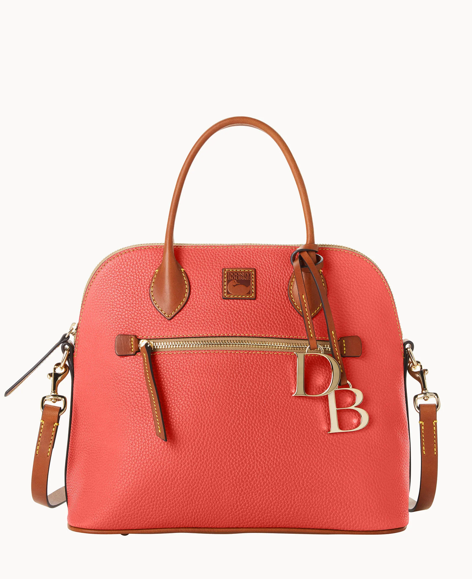 Pebble Grain Large Domed Satchel - Image 73