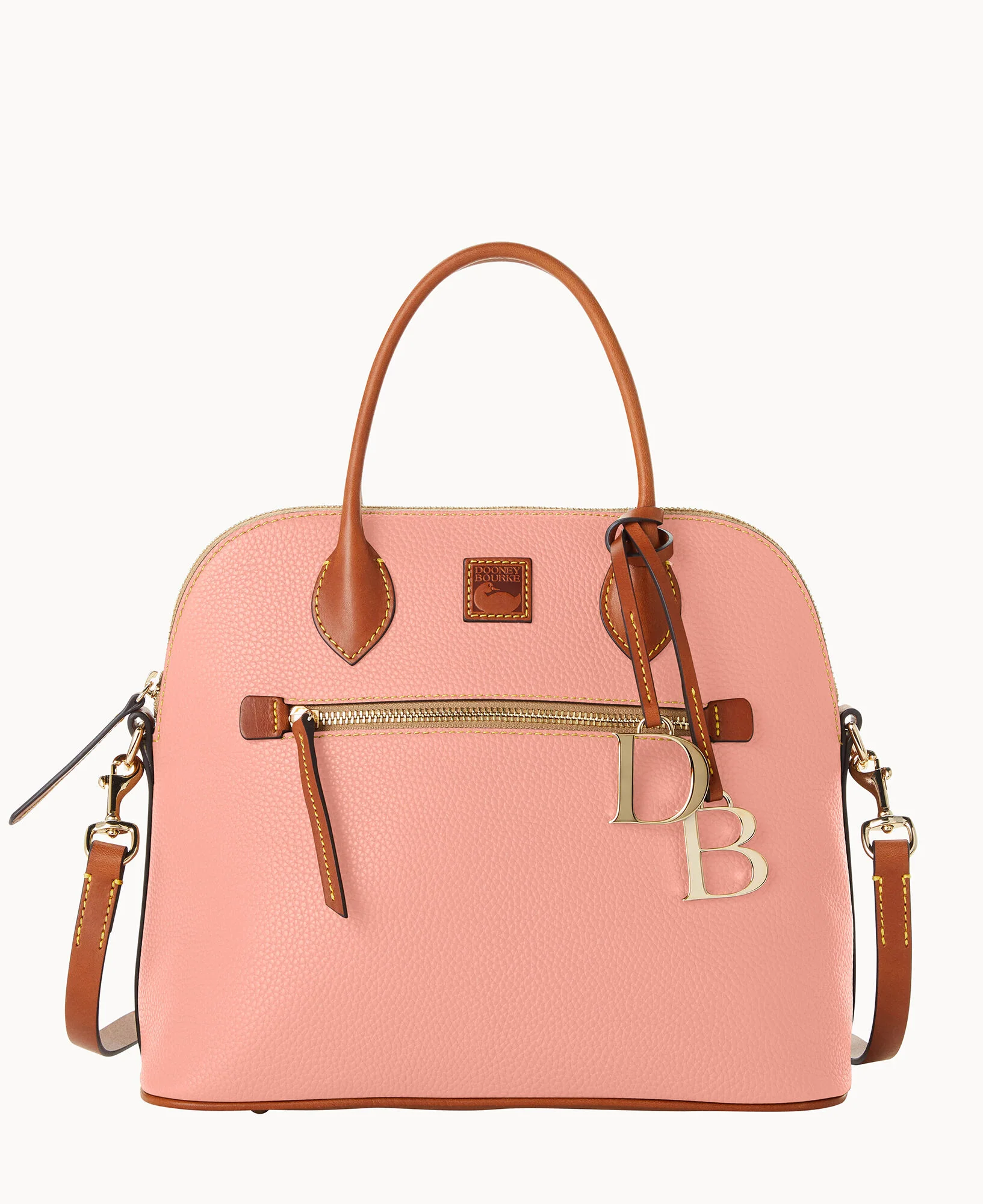 Pebble Grain Large Domed Satchel - Image 93
