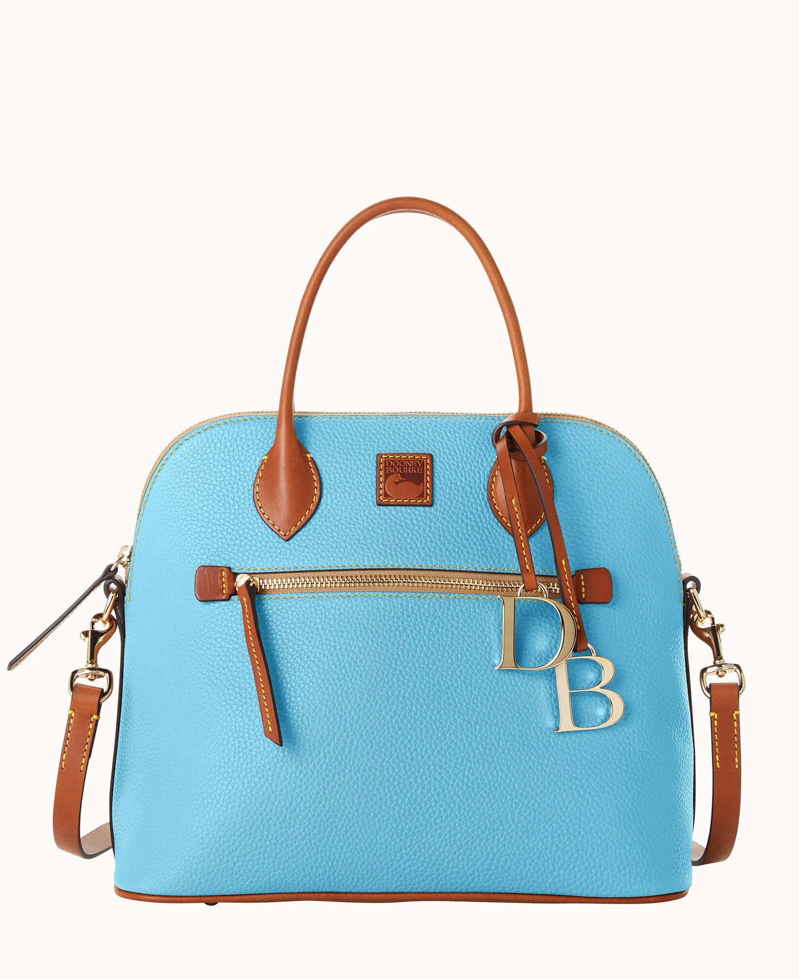 Pebble Grain Large Domed Satchel - Image 97