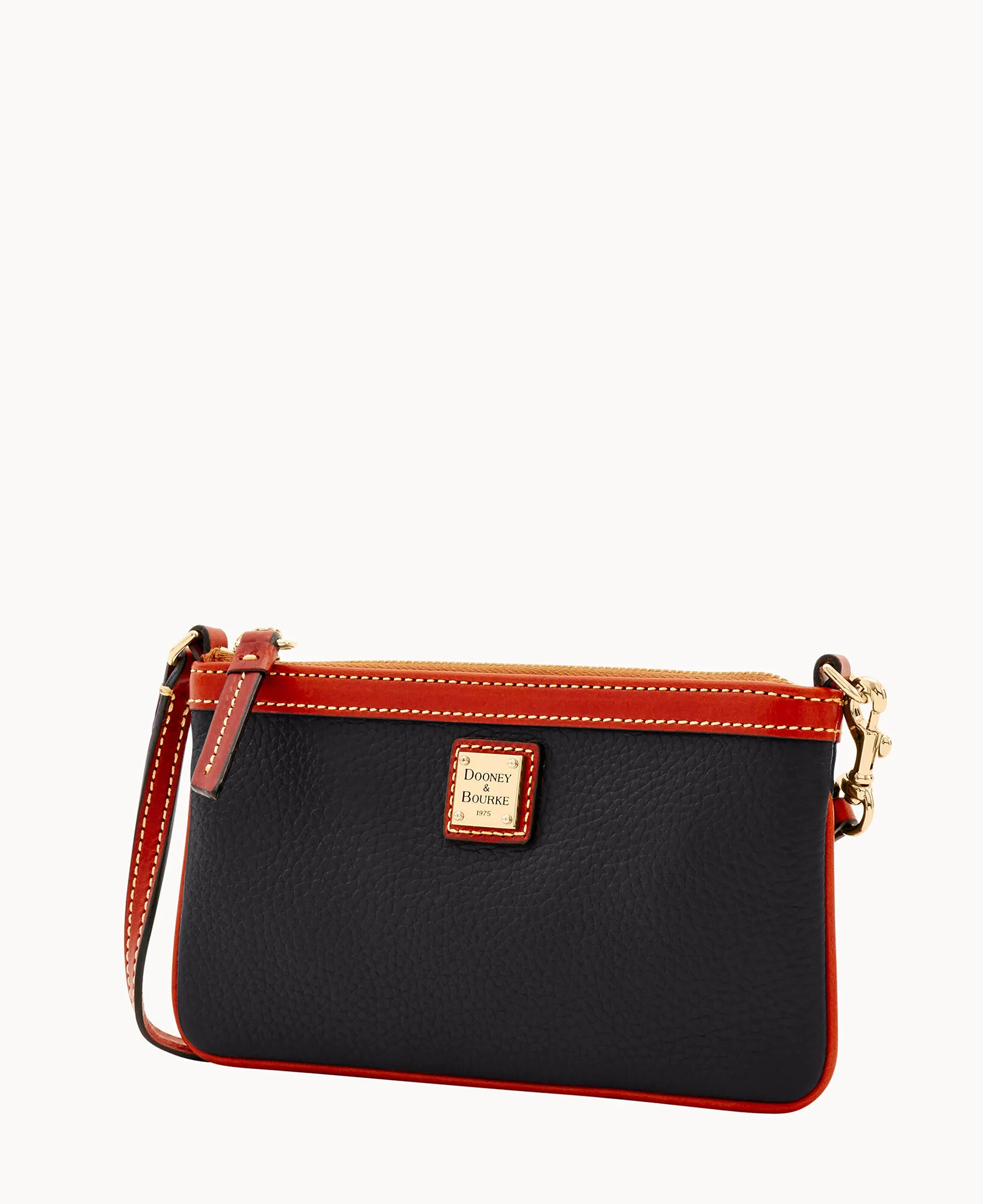 Pebble Grain Large Slim Wristlet - Image 16