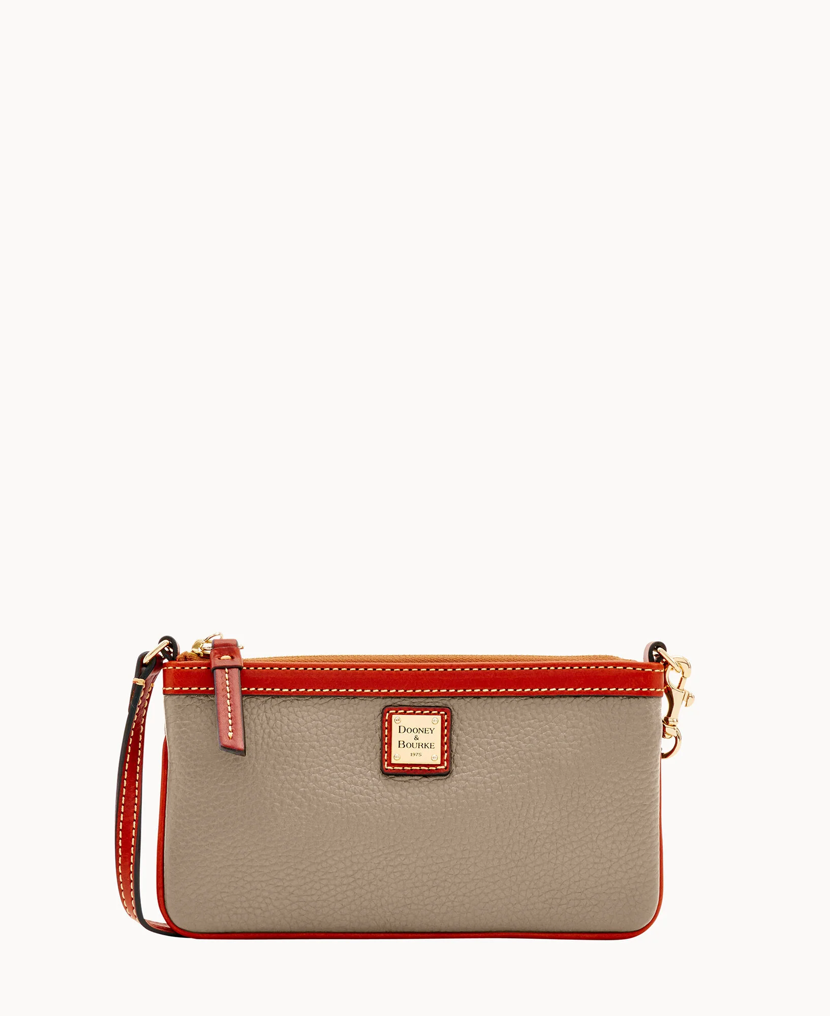 Pebble Grain Large Slim Wristlet - Image 18