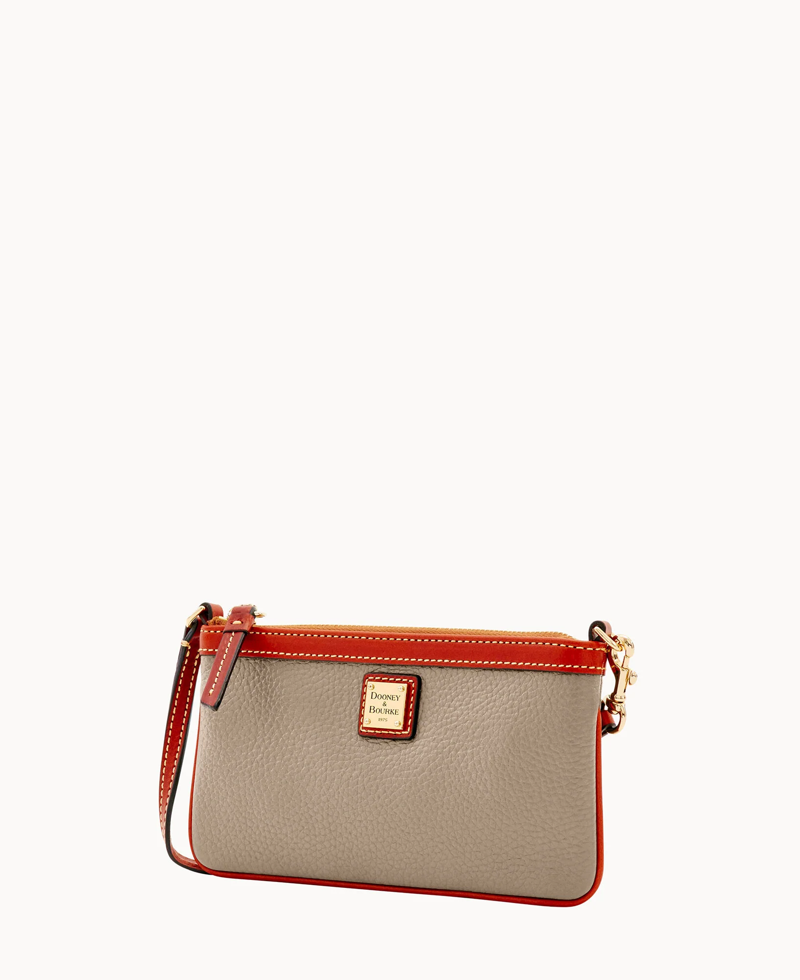 Pebble Grain Large Slim Wristlet - Image 19