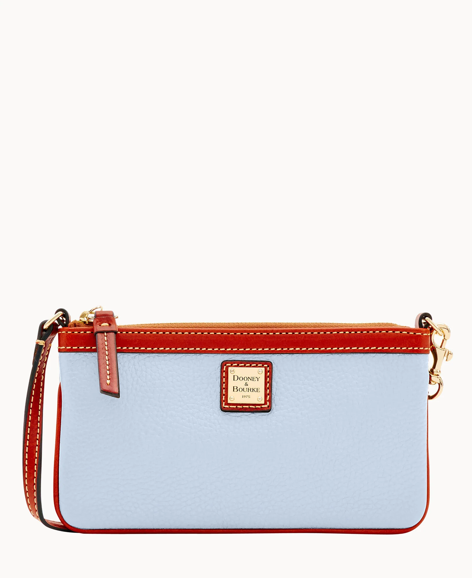 Pebble Grain Large Slim Wristlet - Image 30