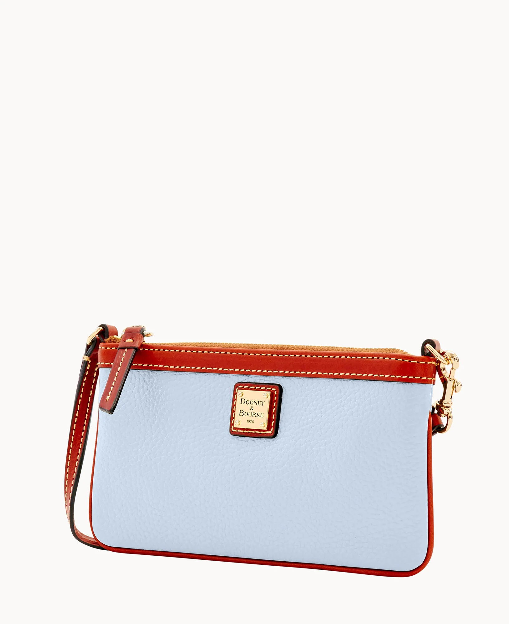 Pebble Grain Large Slim Wristlet - Image 31