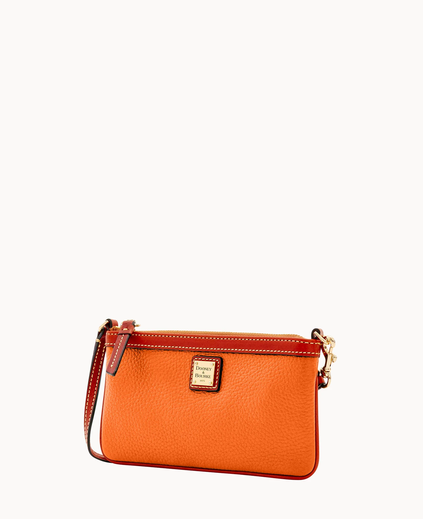 Pebble Grain Large Slim Wristlet - Image 34