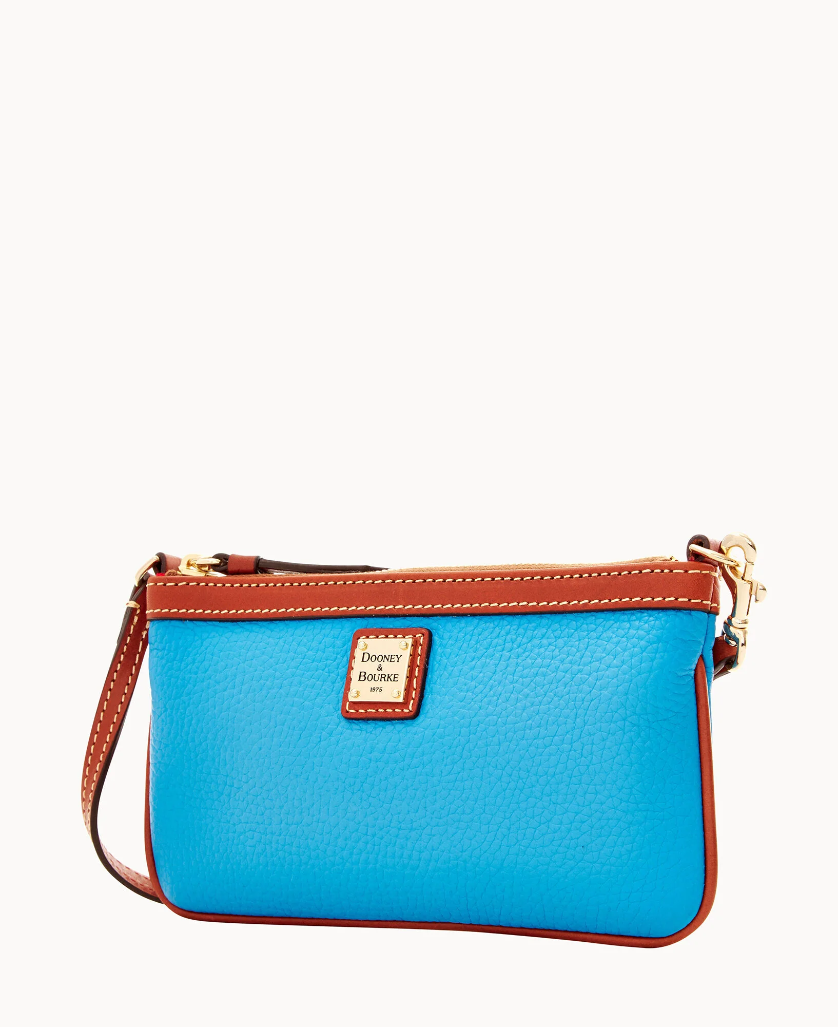 Pebble Grain Large Slim Wristlet - Image 37