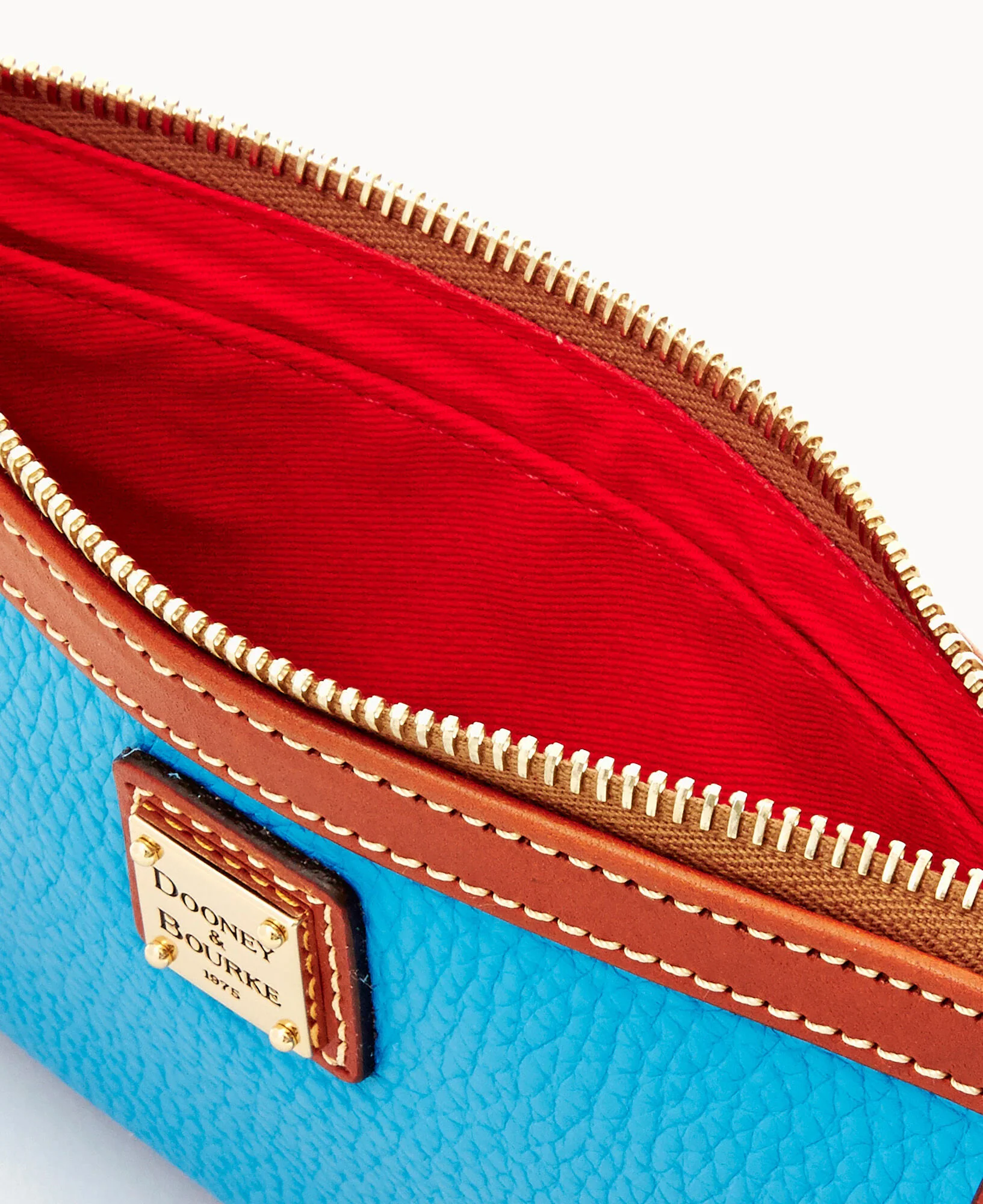 Pebble Grain Large Slim Wristlet - Image 38