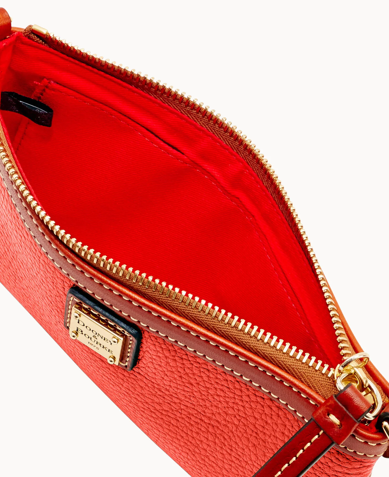 Pebble Grain Large Slim Wristlet - Image 48