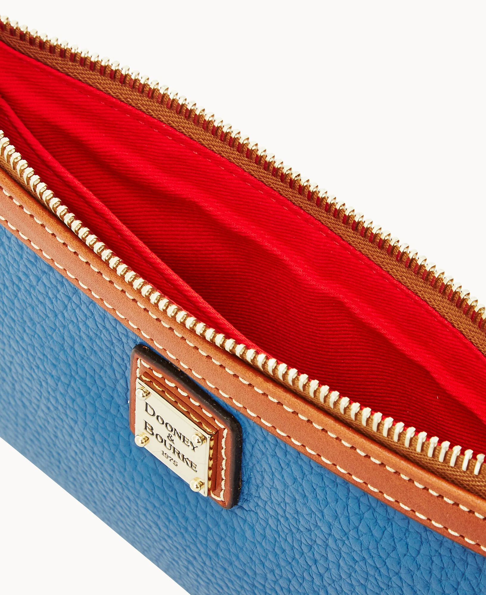 Pebble Grain Large Slim Wristlet - Image 51