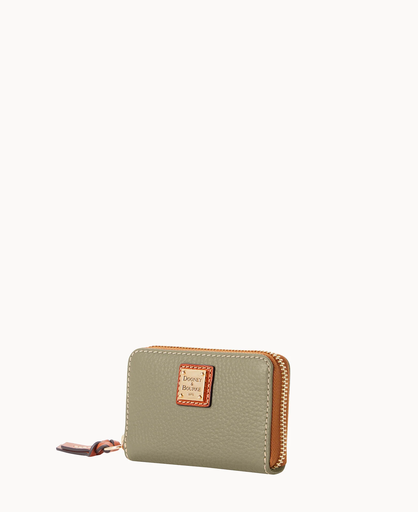 Pebble Grain Large Zip Around Credit Card Case - Image 11