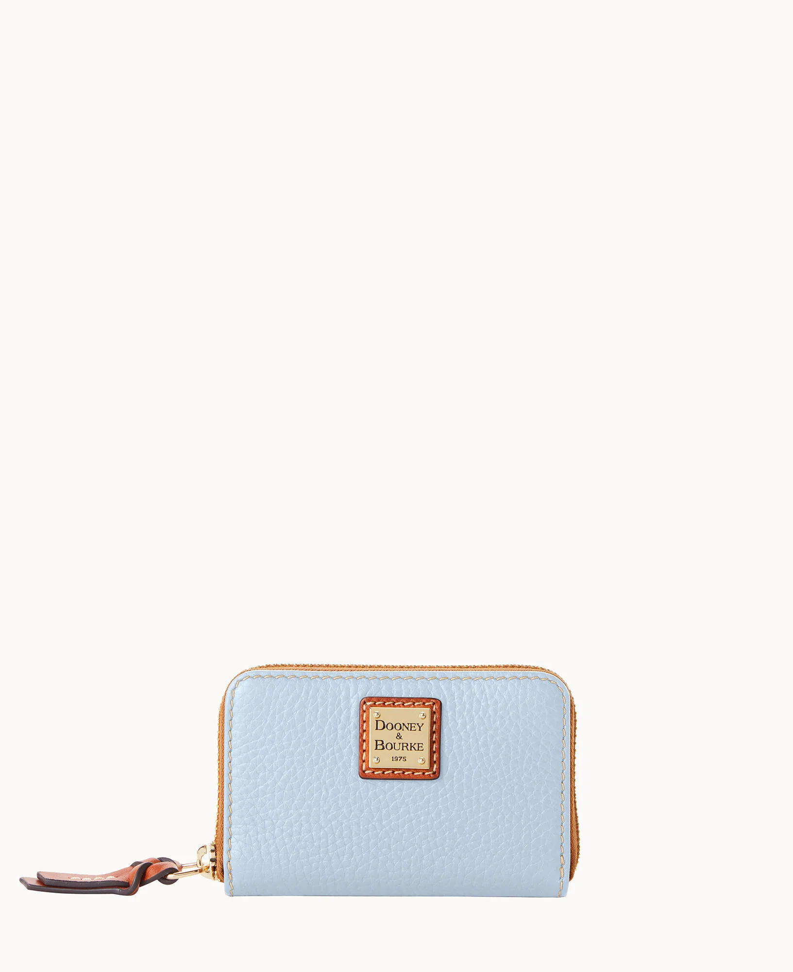 Pebble Grain Large Zip Around Credit Card Case - Image 31