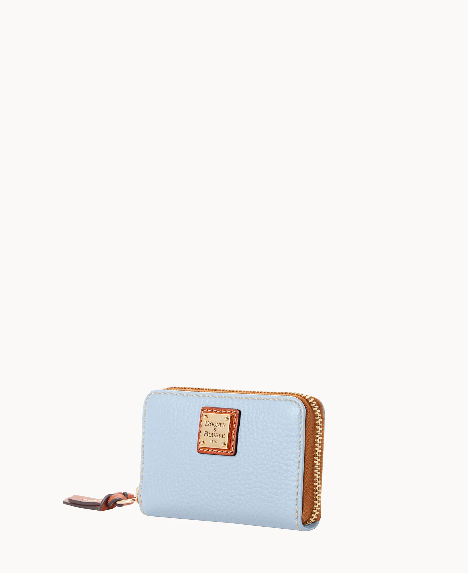 Pebble Grain Large Zip Around Credit Card Case - Image 32