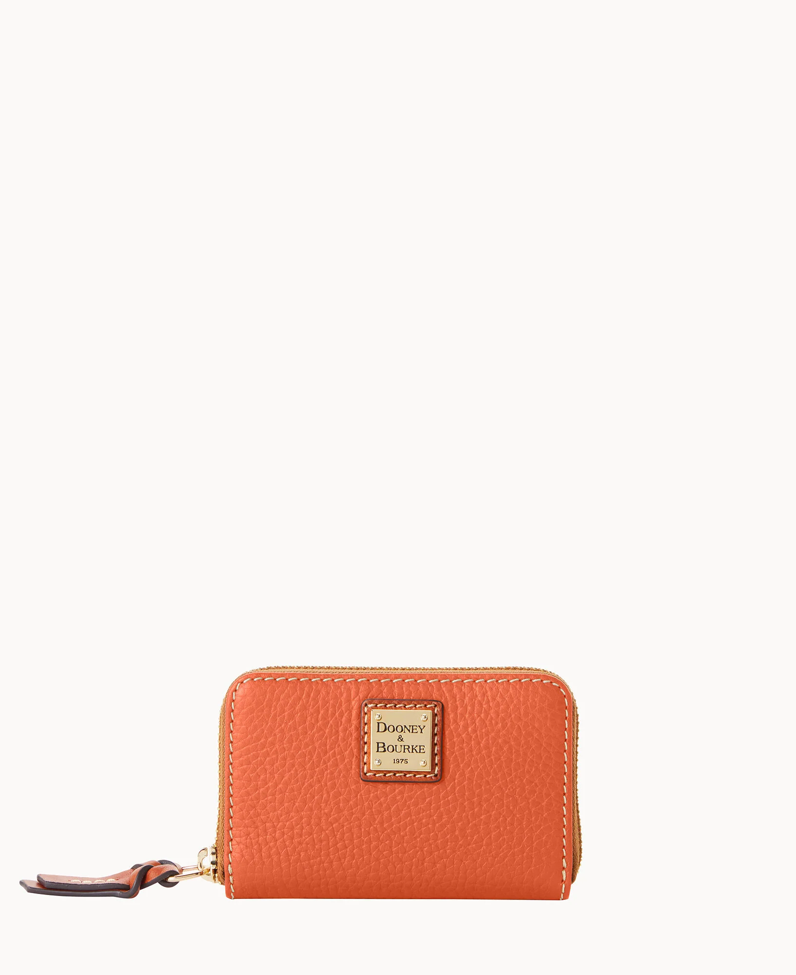 Pebble Grain Large Zip Around Credit Card Case - Image 34