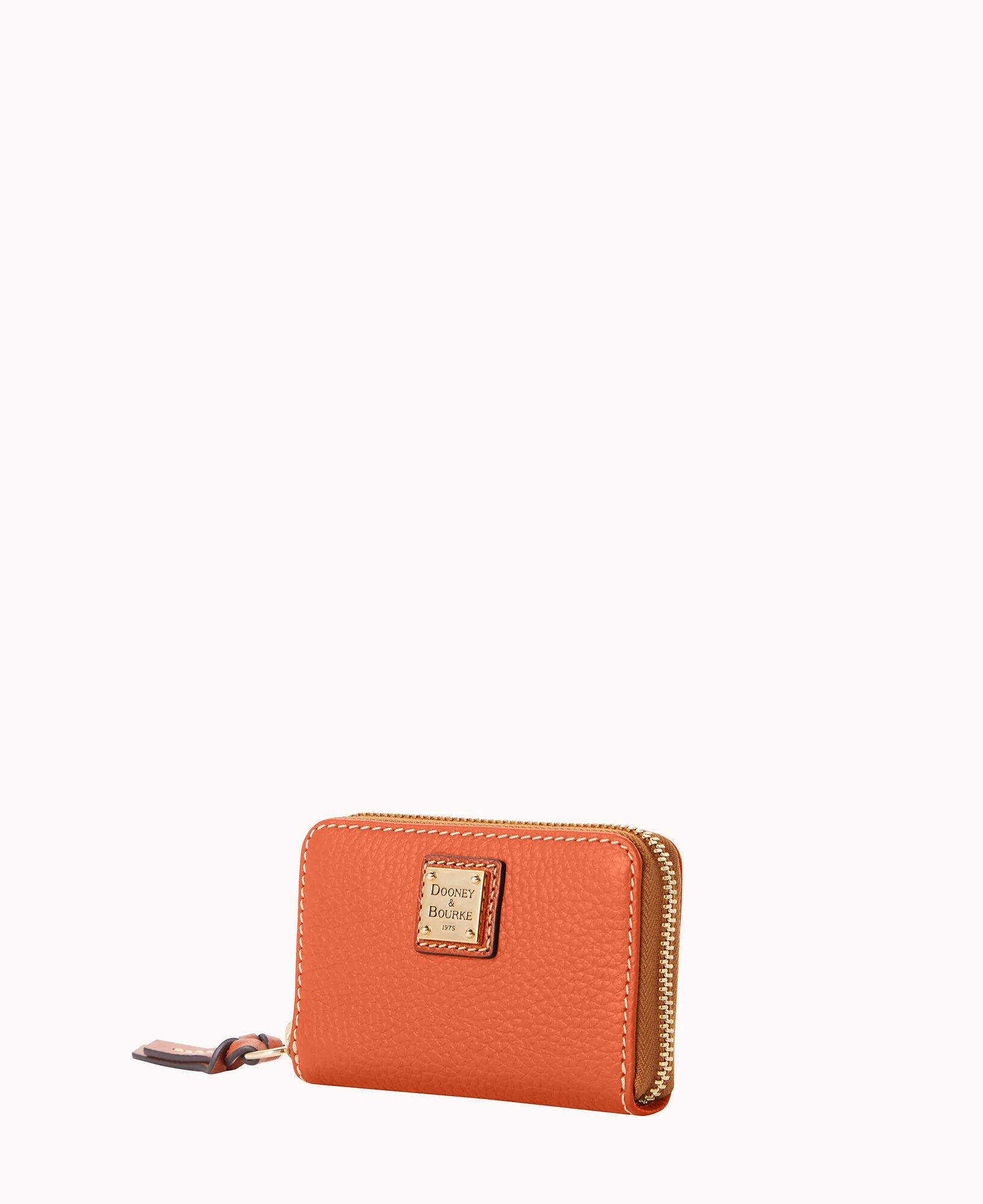 Pebble Grain Large Zip Around Credit Card Case - Image 35