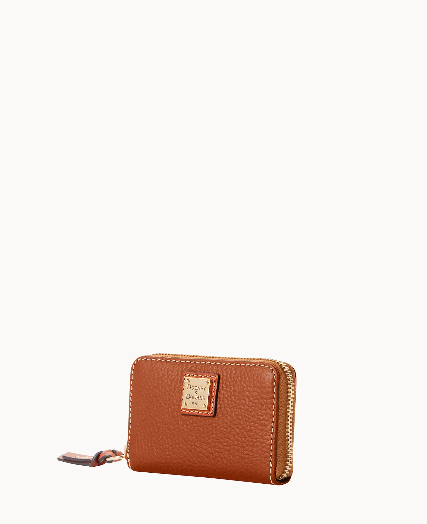 Pebble Grain Large Zip Around Credit Card Case - Image 38