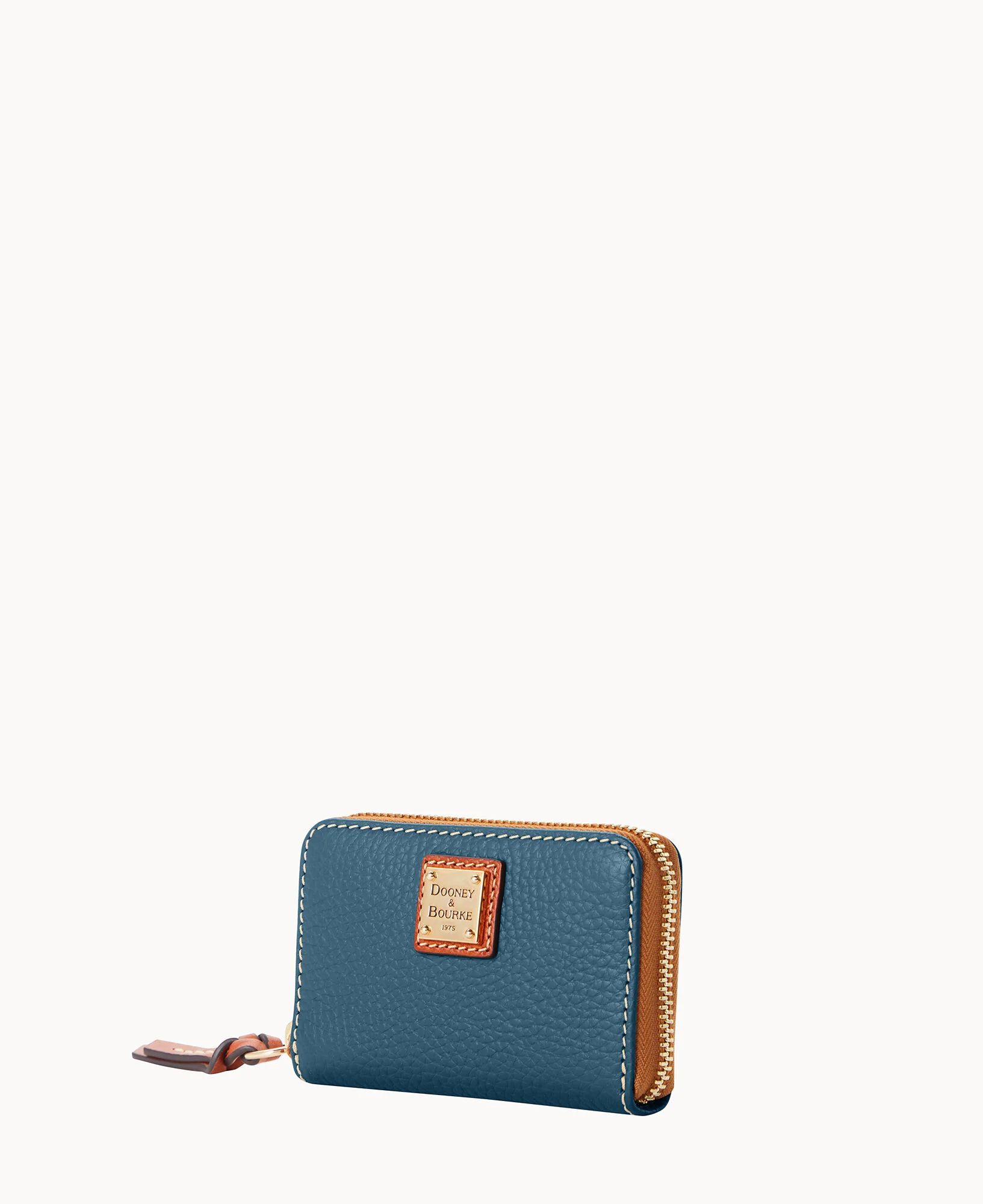 Pebble Grain Large Zip Around Credit Card Case - Image 41