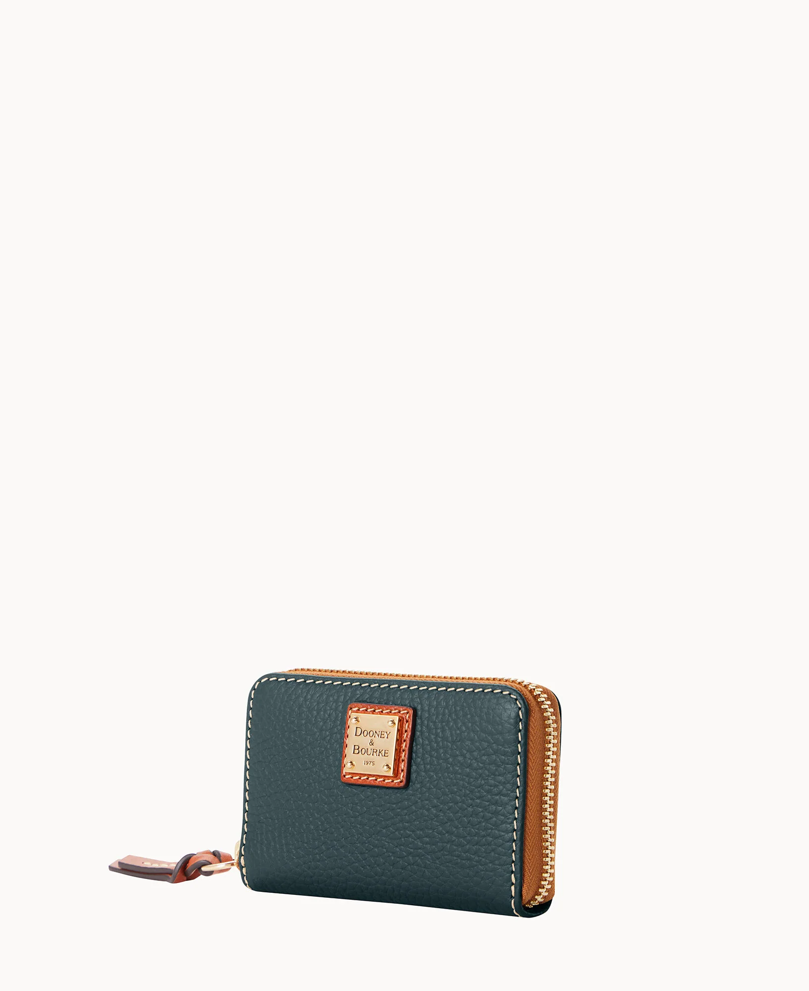 Pebble Grain Large Zip Around Credit Card Case - Image 5