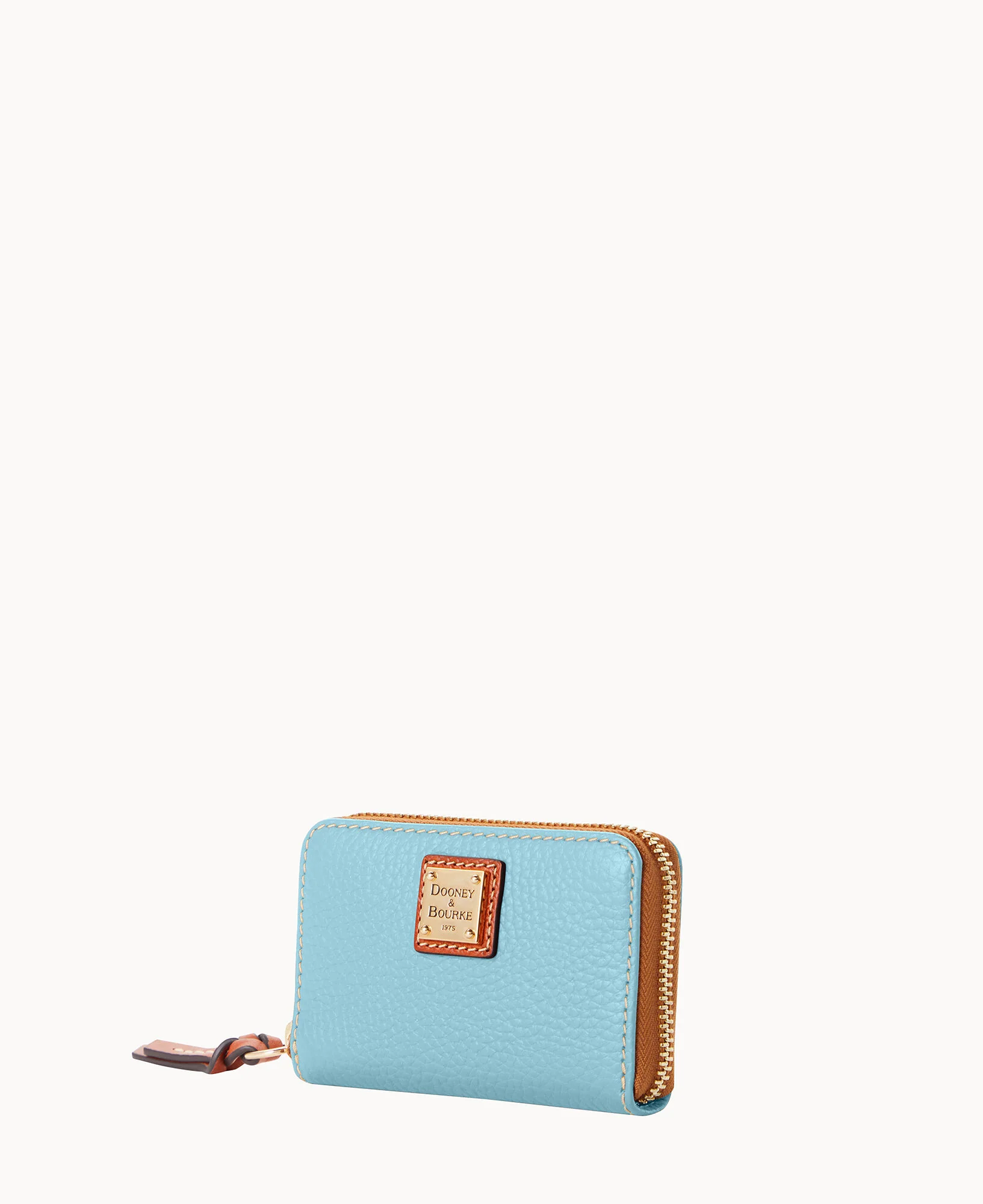 Pebble Grain Large Zip Around Credit Card Case - Image 53