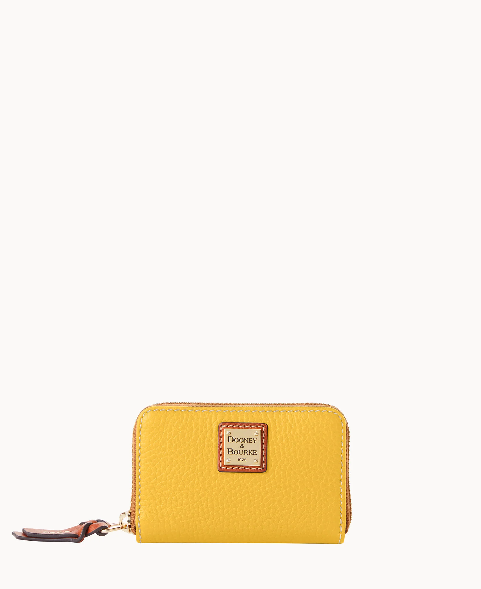 Pebble Grain Large Zip Around Credit Card Case - Image 55