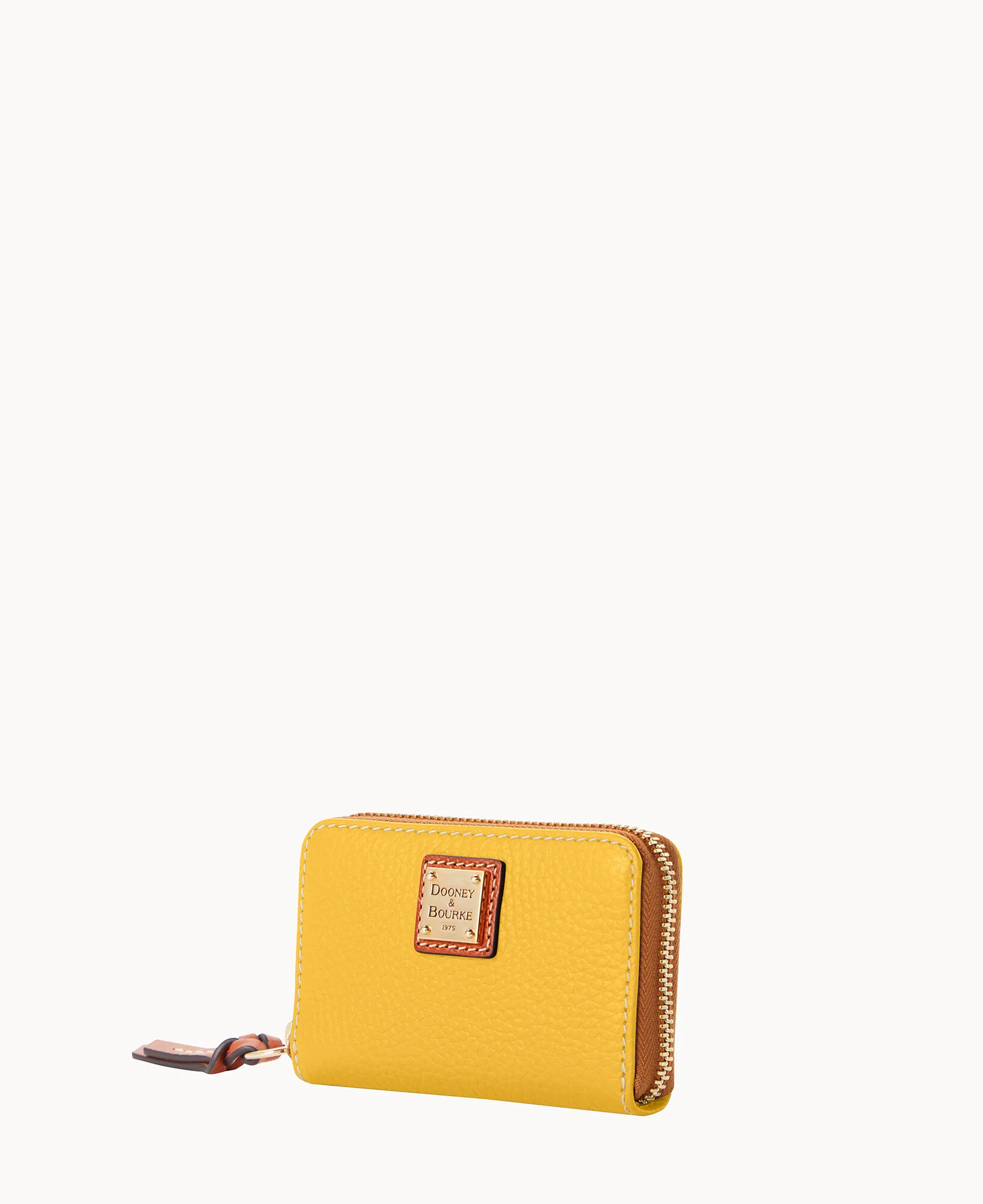 Pebble Grain Large Zip Around Credit Card Case - Image 56