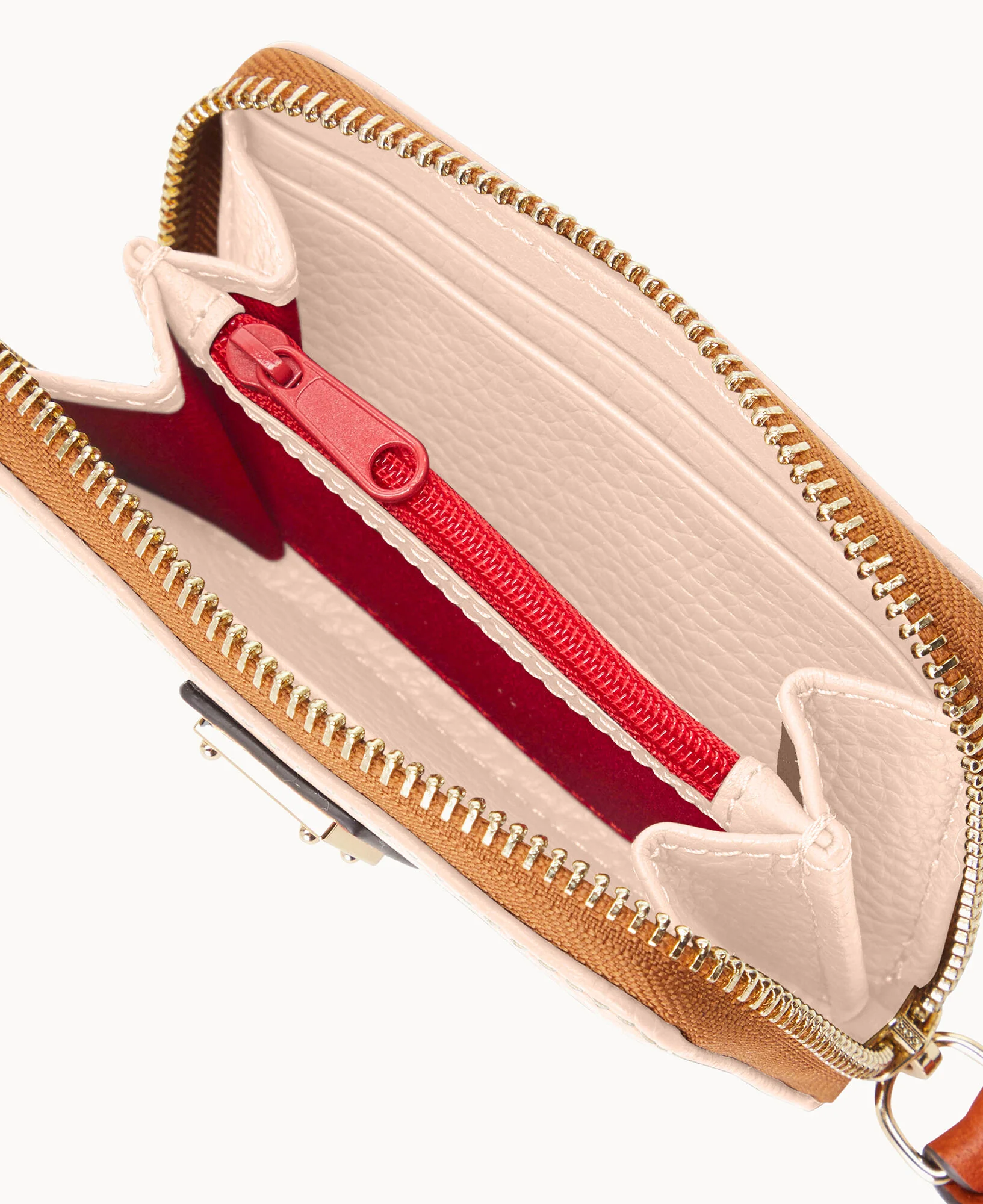 Pebble Grain Large Zip Around Credit Card Case - Image 60