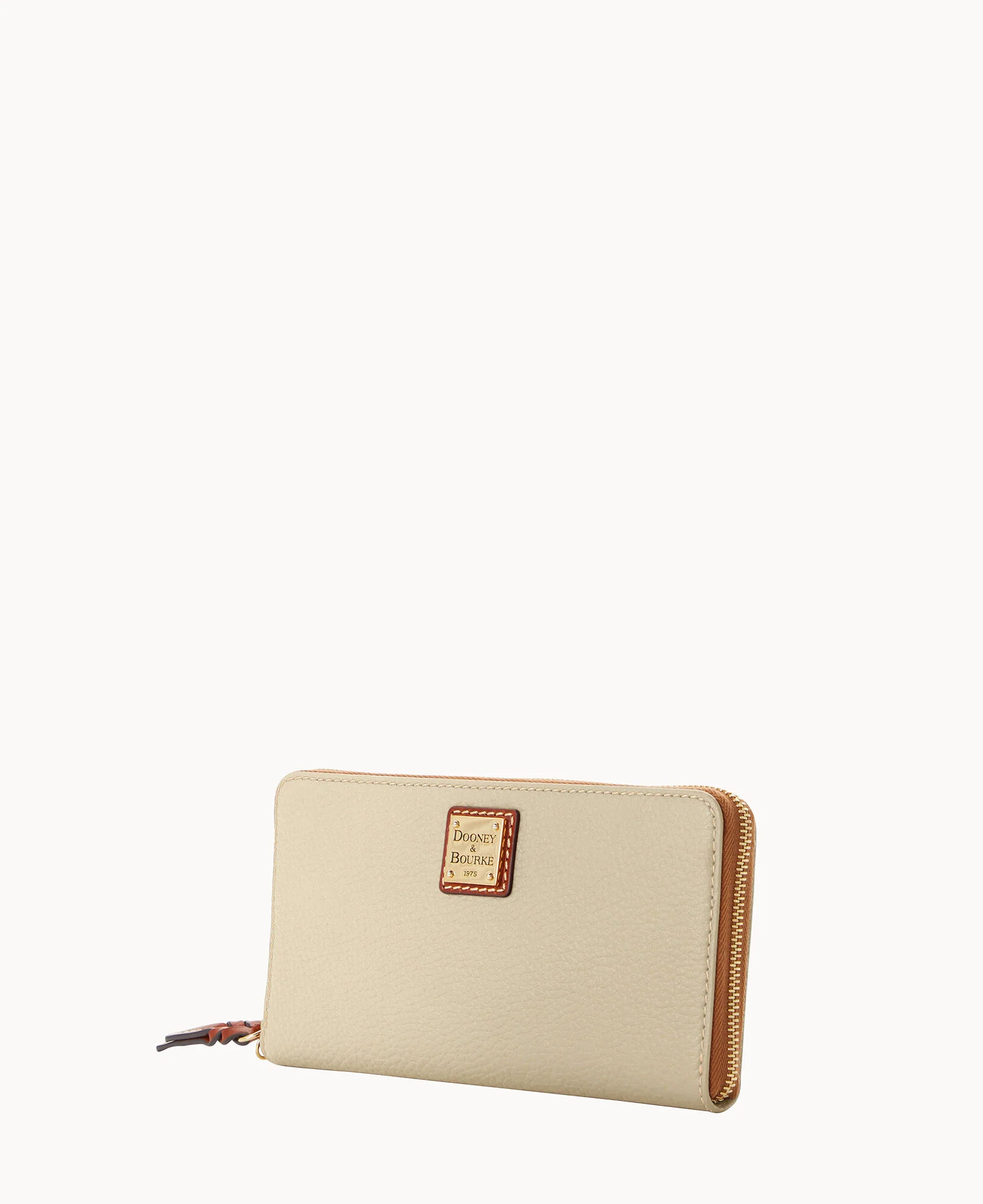 Pebble Grain Large Zip Around Wristlet Crossbody - Image 17