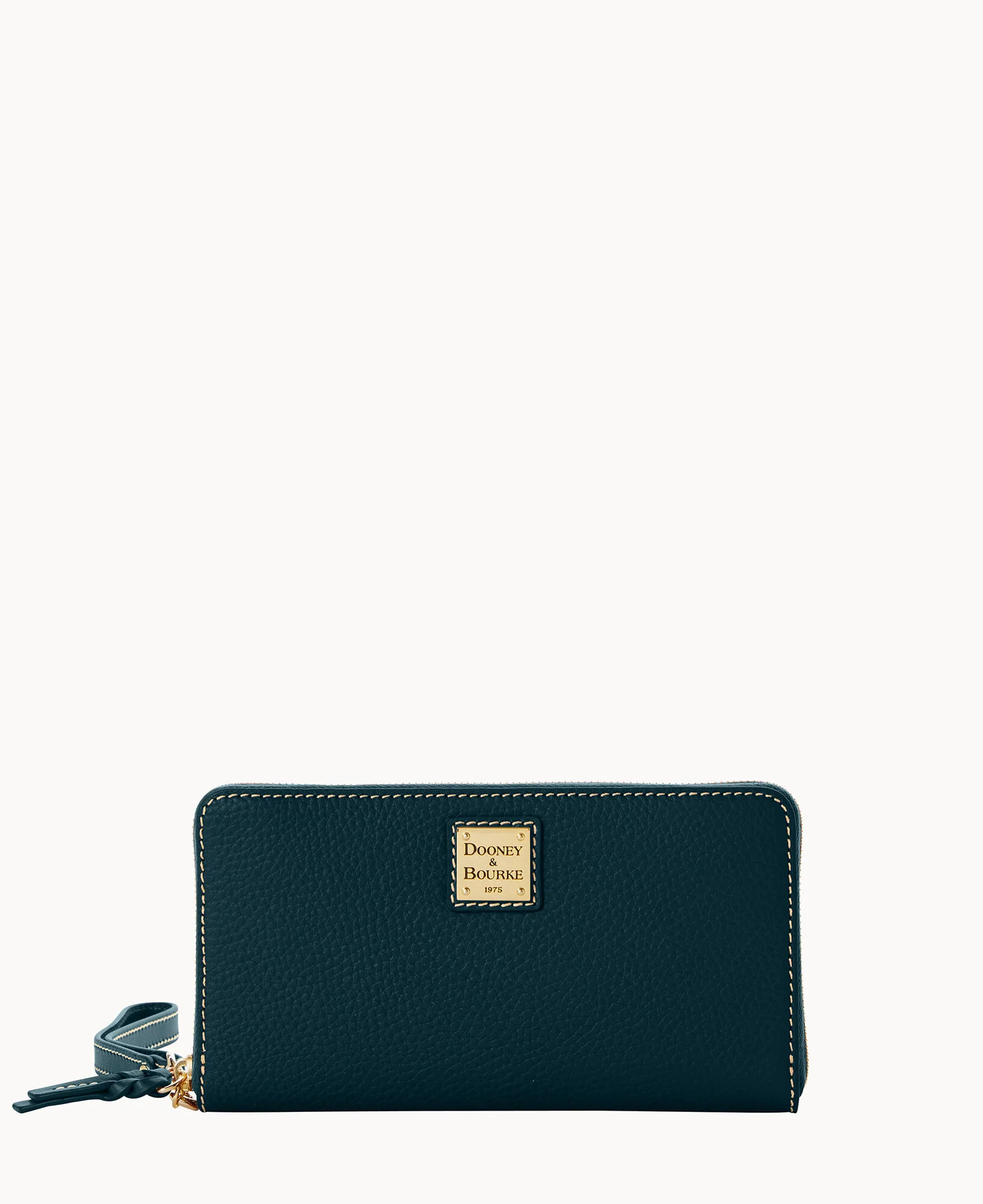 Pebble Grain Large Zip Around Wristlet Crossbody - Image 26