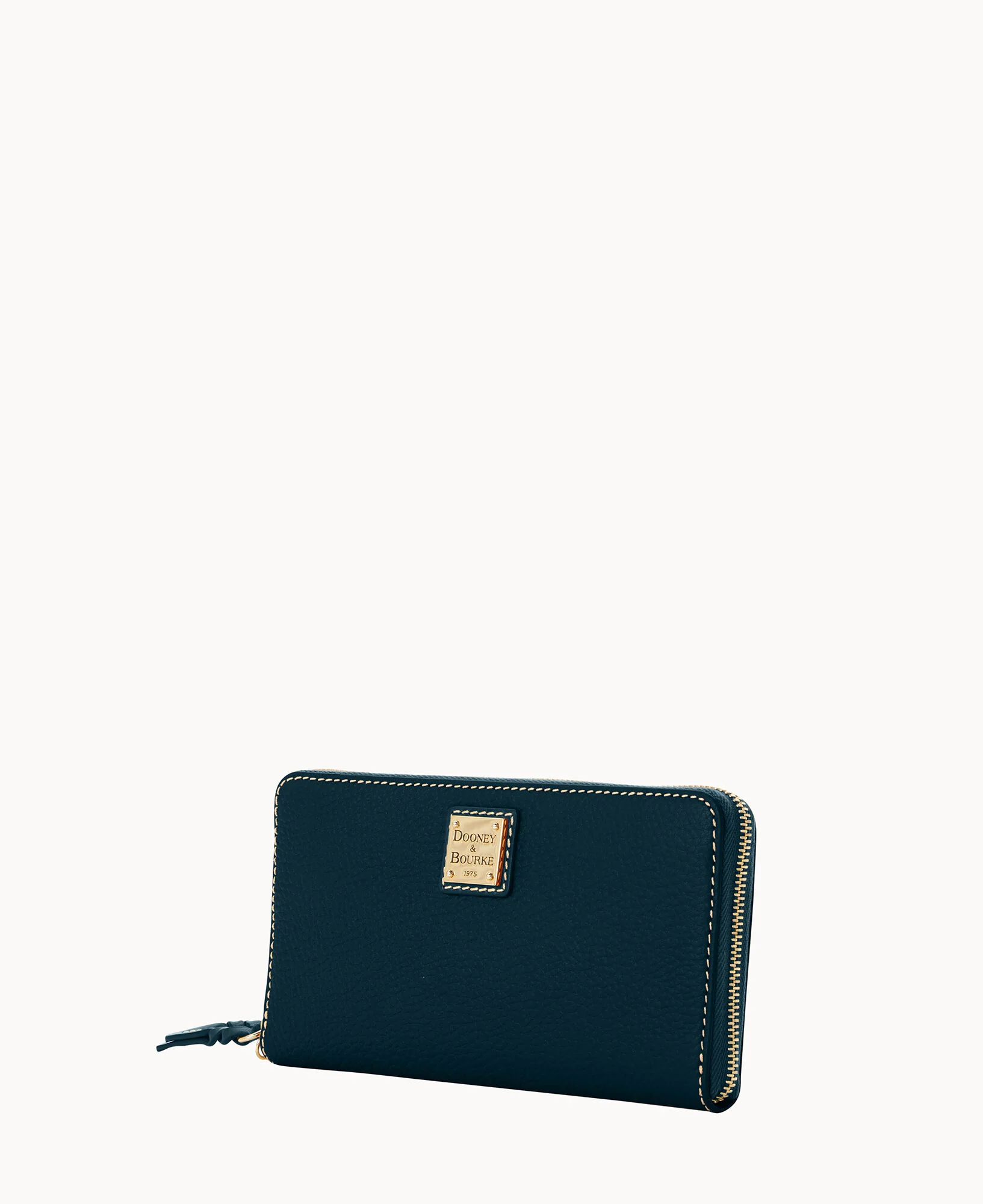 Pebble Grain Large Zip Around Wristlet Crossbody - Image 27