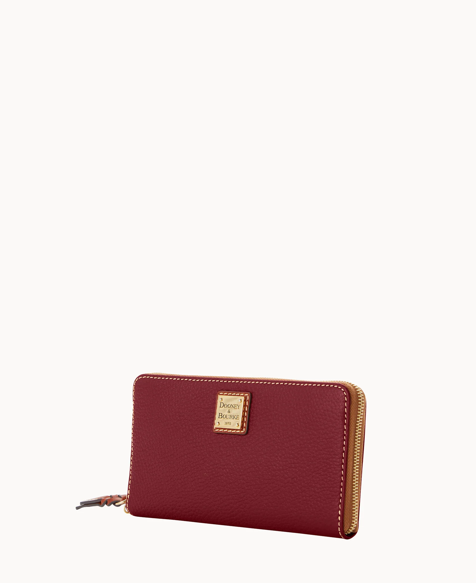 Pebble Grain Large Zip Around Wristlet Crossbody - Image 62