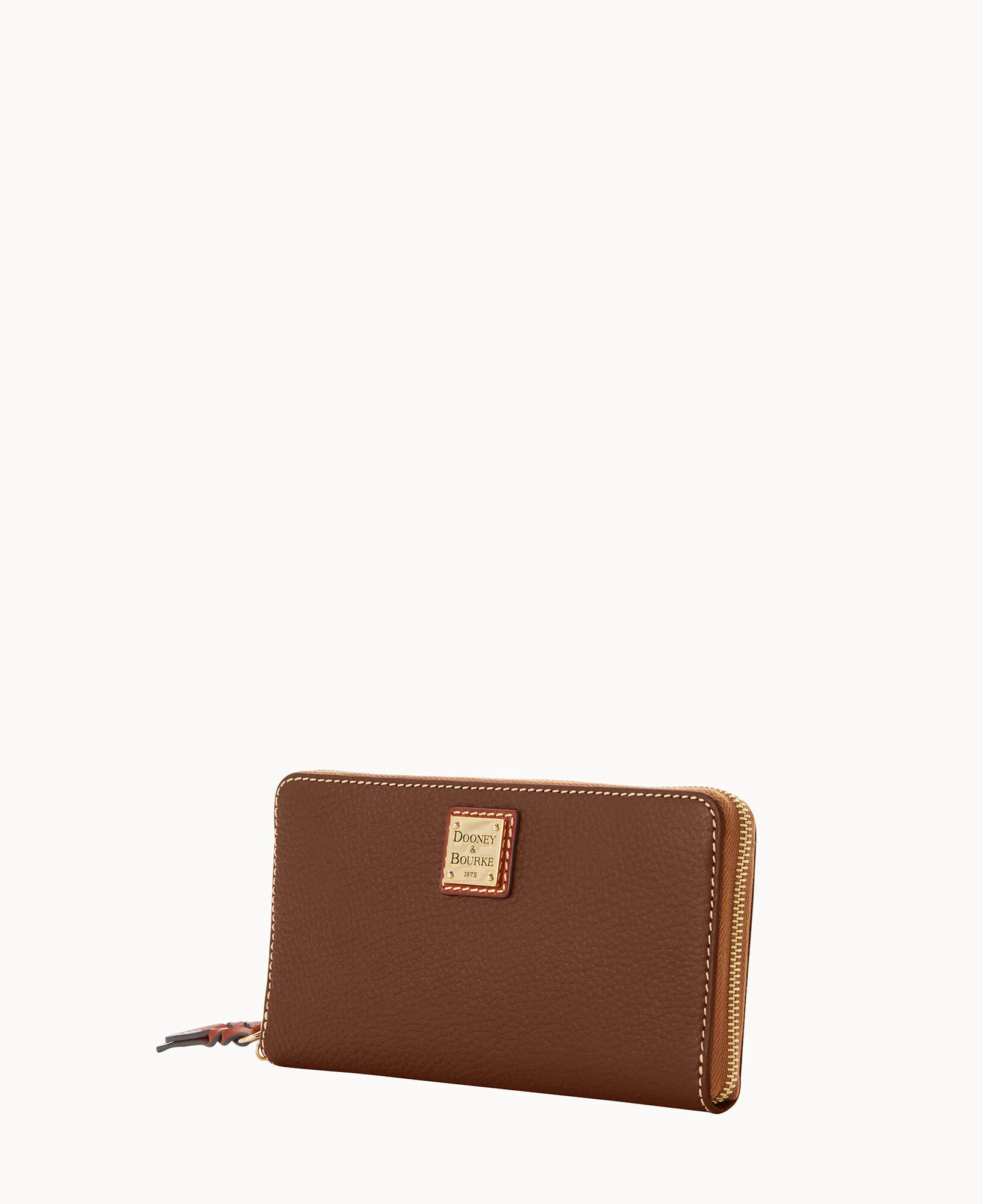 Pebble Grain Large Zip Around Wristlet Crossbody - Image 67