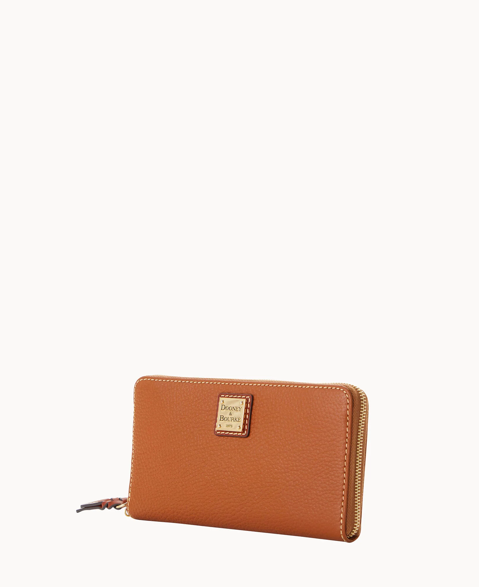 Pebble Grain Large Zip Around Wristlet Crossbody - Image 7