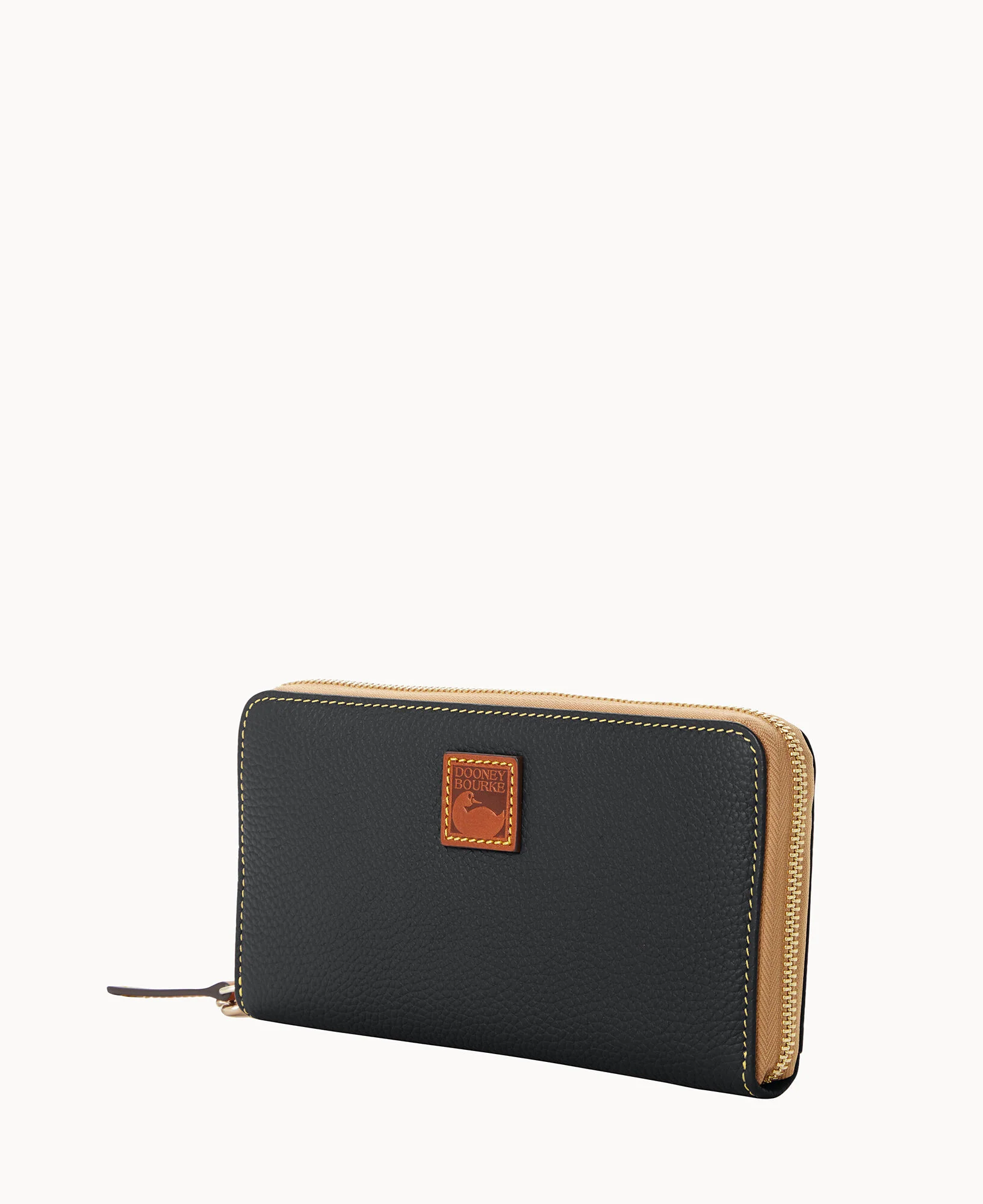 Pebble Grain Large Zip Around Wristlet - Image 5