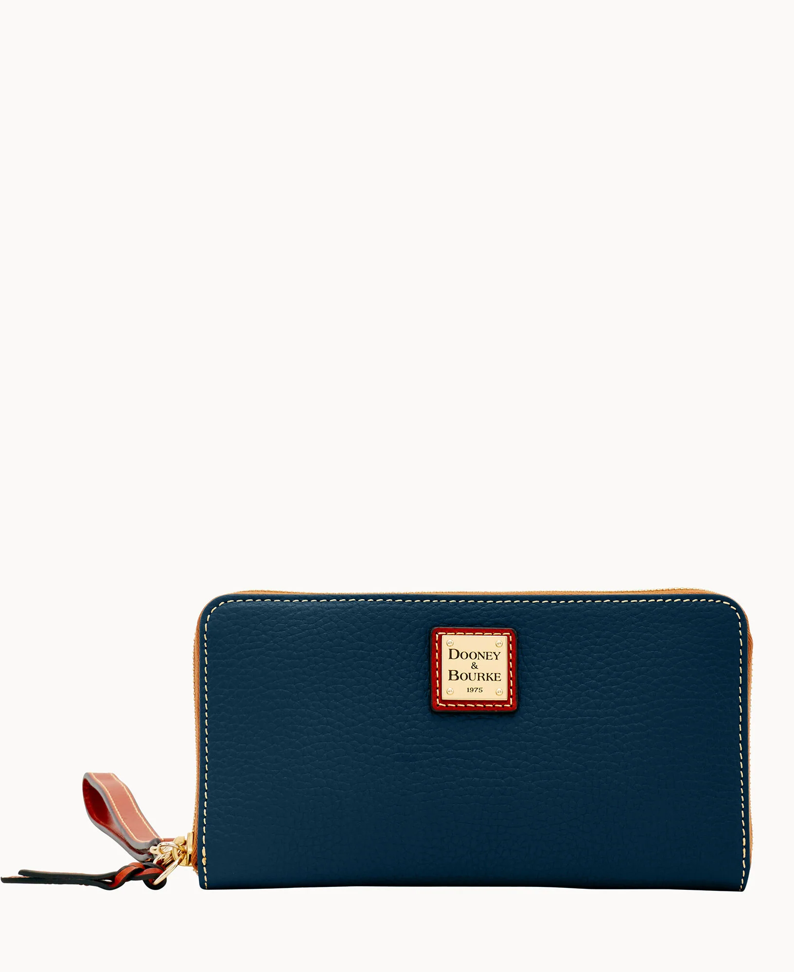 Pebble Grain Large Zip Around Wristlet - Image 16