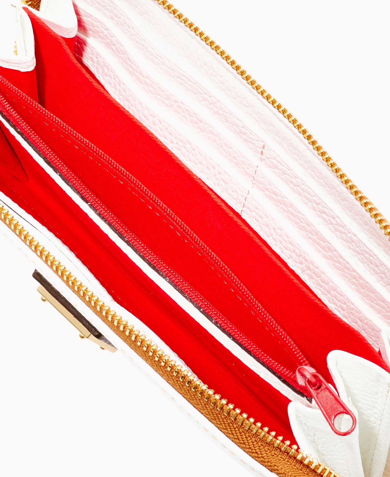 Pebble Grain Large Zip Around Wristlet - Image 36