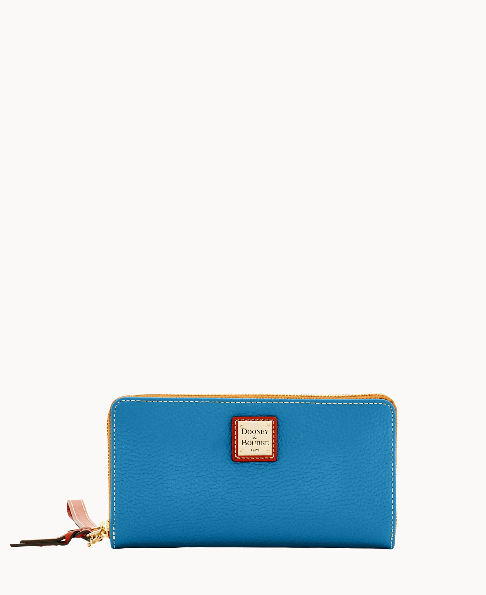 Pebble Grain Large Zip Around Wristlet - Image 43